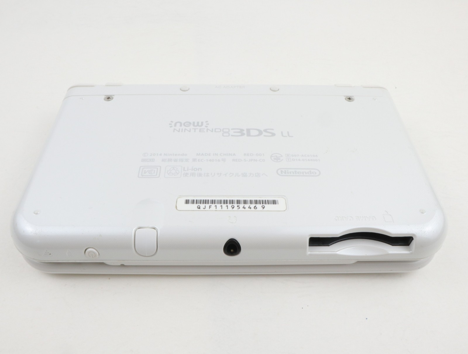 New Nintendo 3DS LL XL Console Dual IPS LCD Pearl White Excellent / Region Free