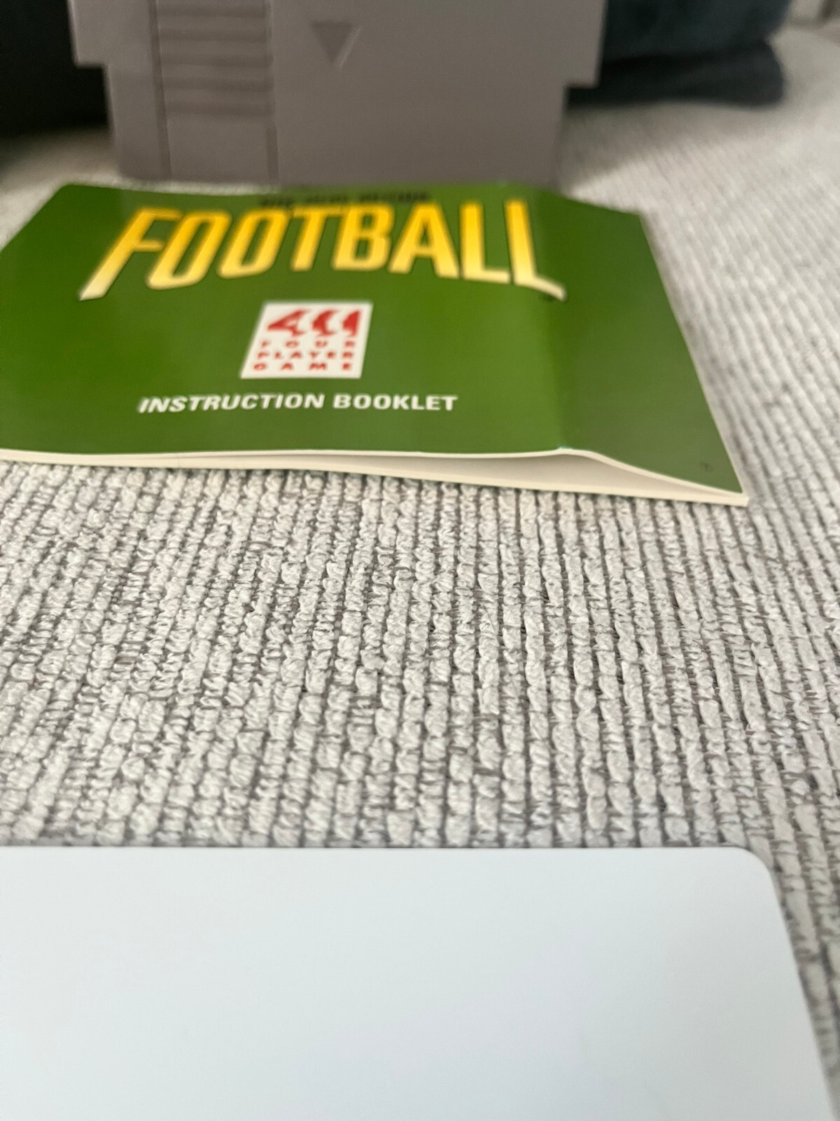 NES Play Action Football (Nintendo NES, 1990) Cib Complete in Box with Inserts