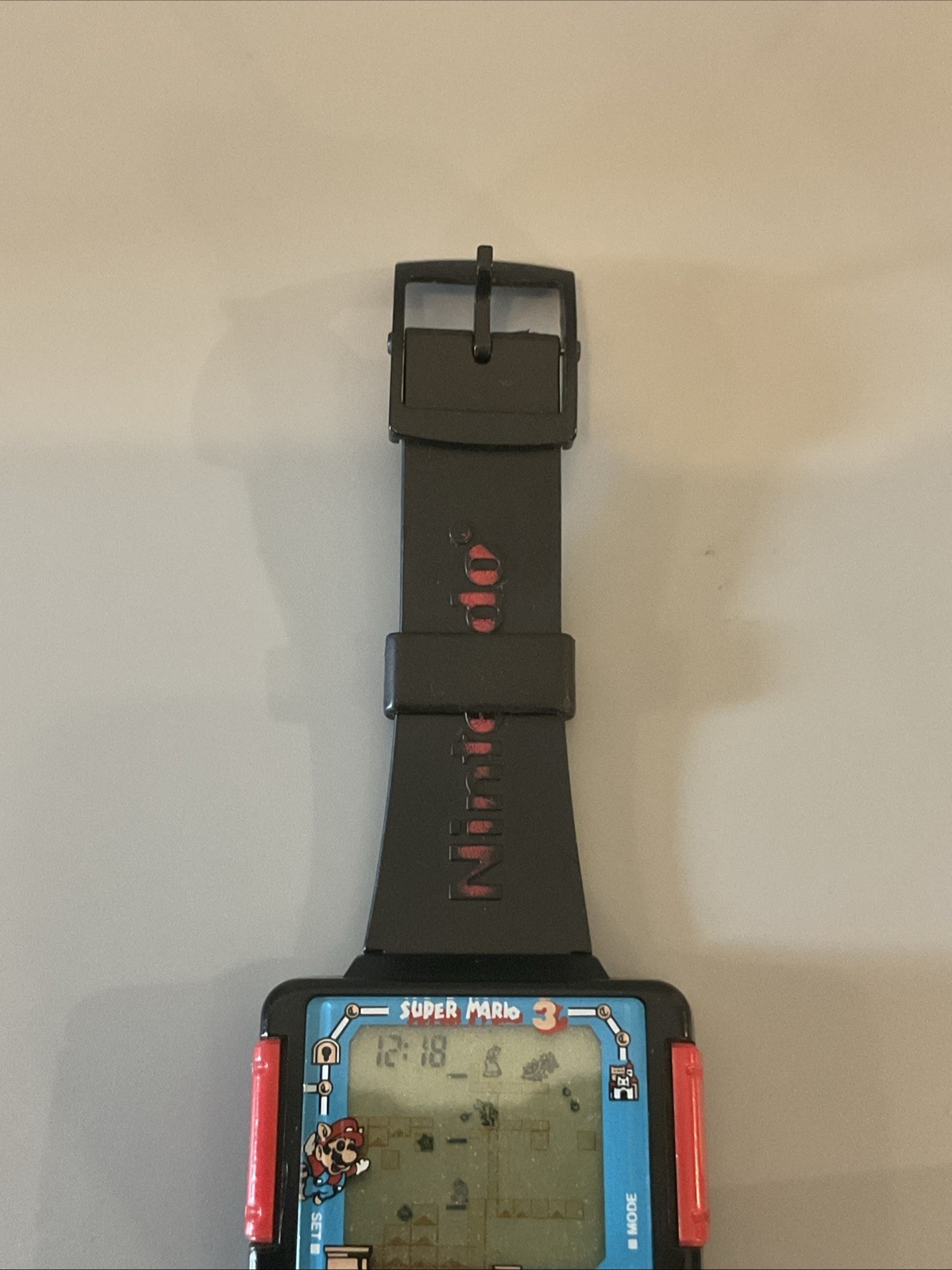 Works! Vintage Super Mario Bros. 3 Nintendo NES Nelsonic Game Wristwatch 1990