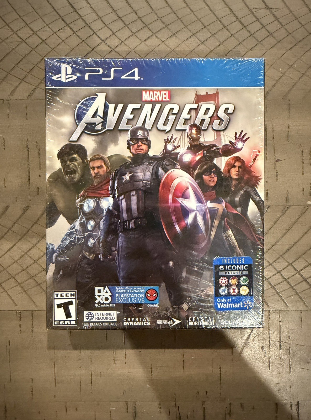 Marvel Avengers — Walmart Patch Bundle; Sealed (Sony PlayStation 4, 2020)