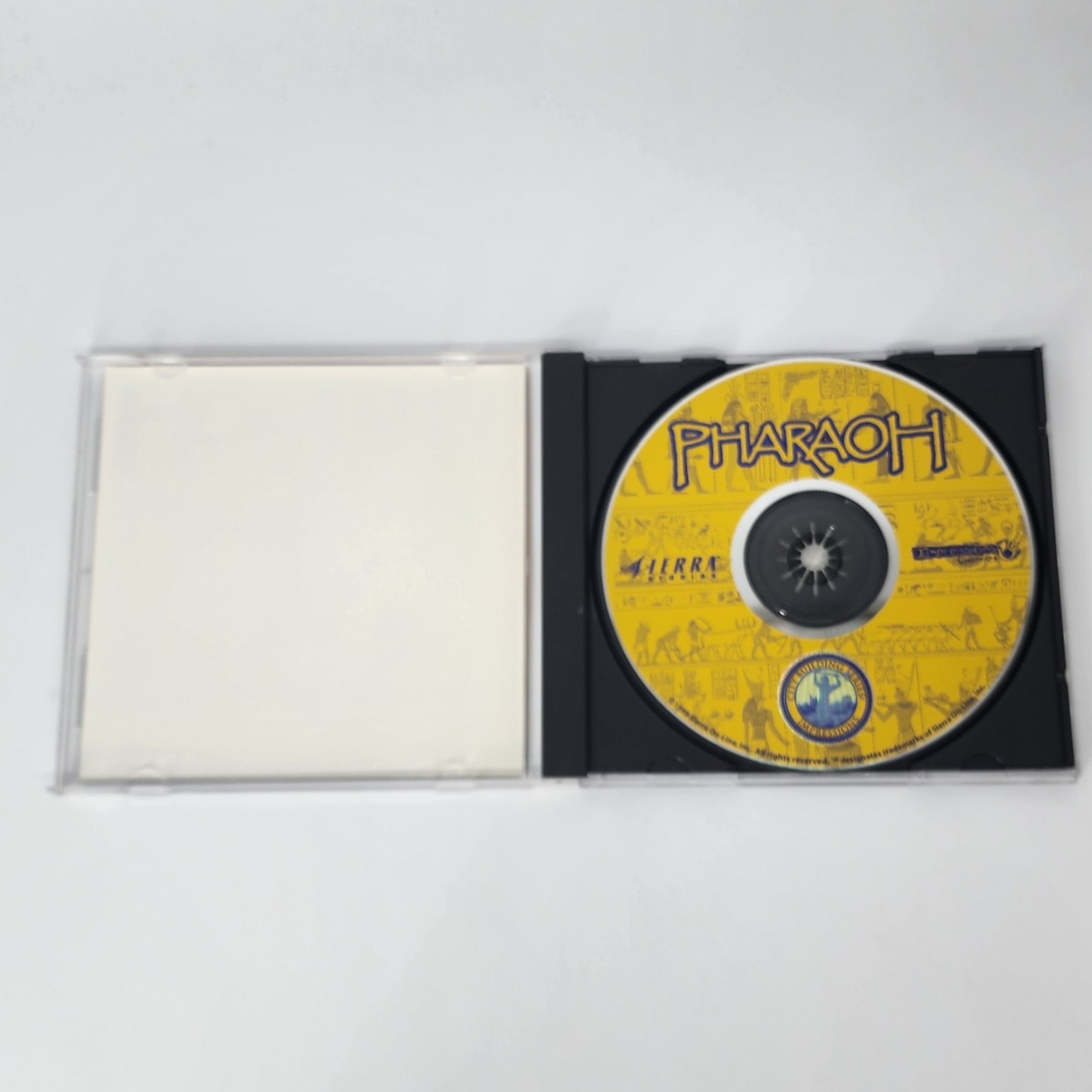 Pharaoh (PC, 1999) BIG BOX Vintage PC Game w/ Manual, Box, Map & CD – Sierra
