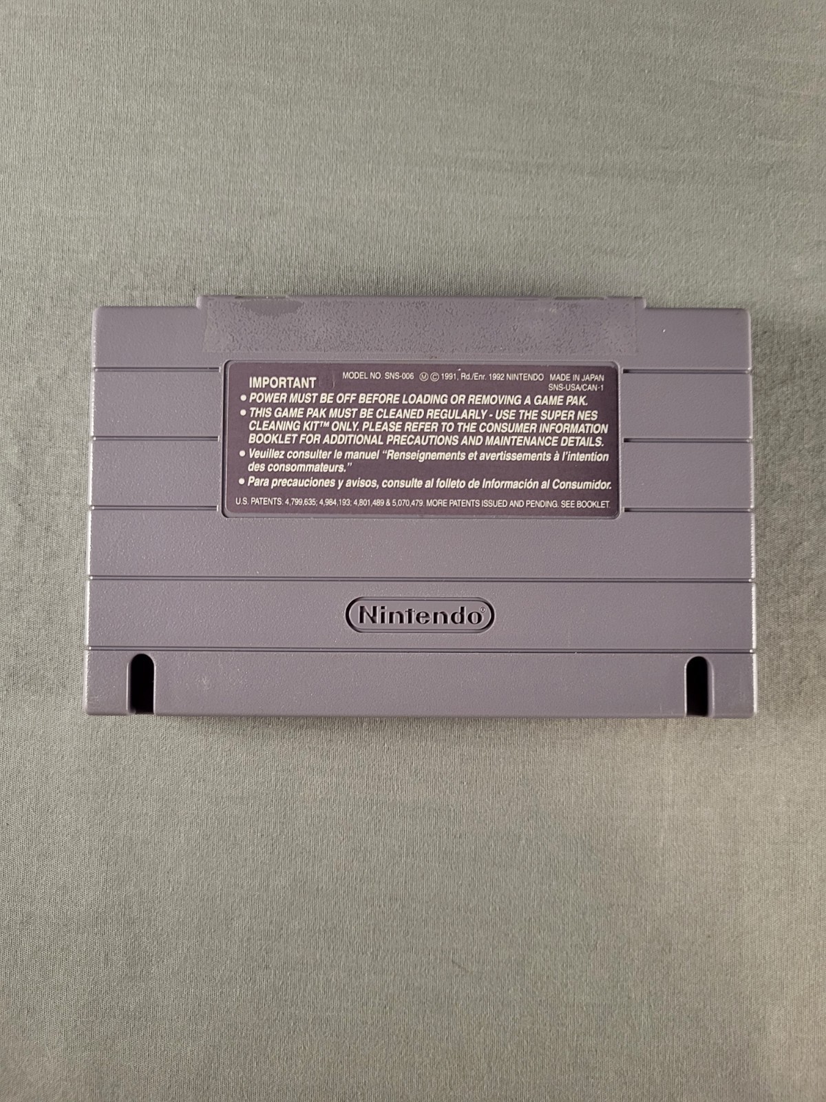 Street Fighter Alpha 2, SNES, Loose, Authentic!