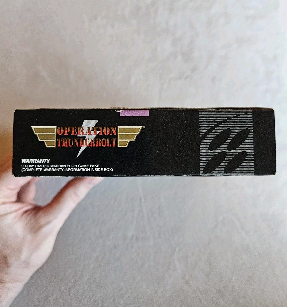 OPERATION THUNDERBOLT SNES SUPER NINTENDO COMPLETE IN BOX GREAT CONDITION!
