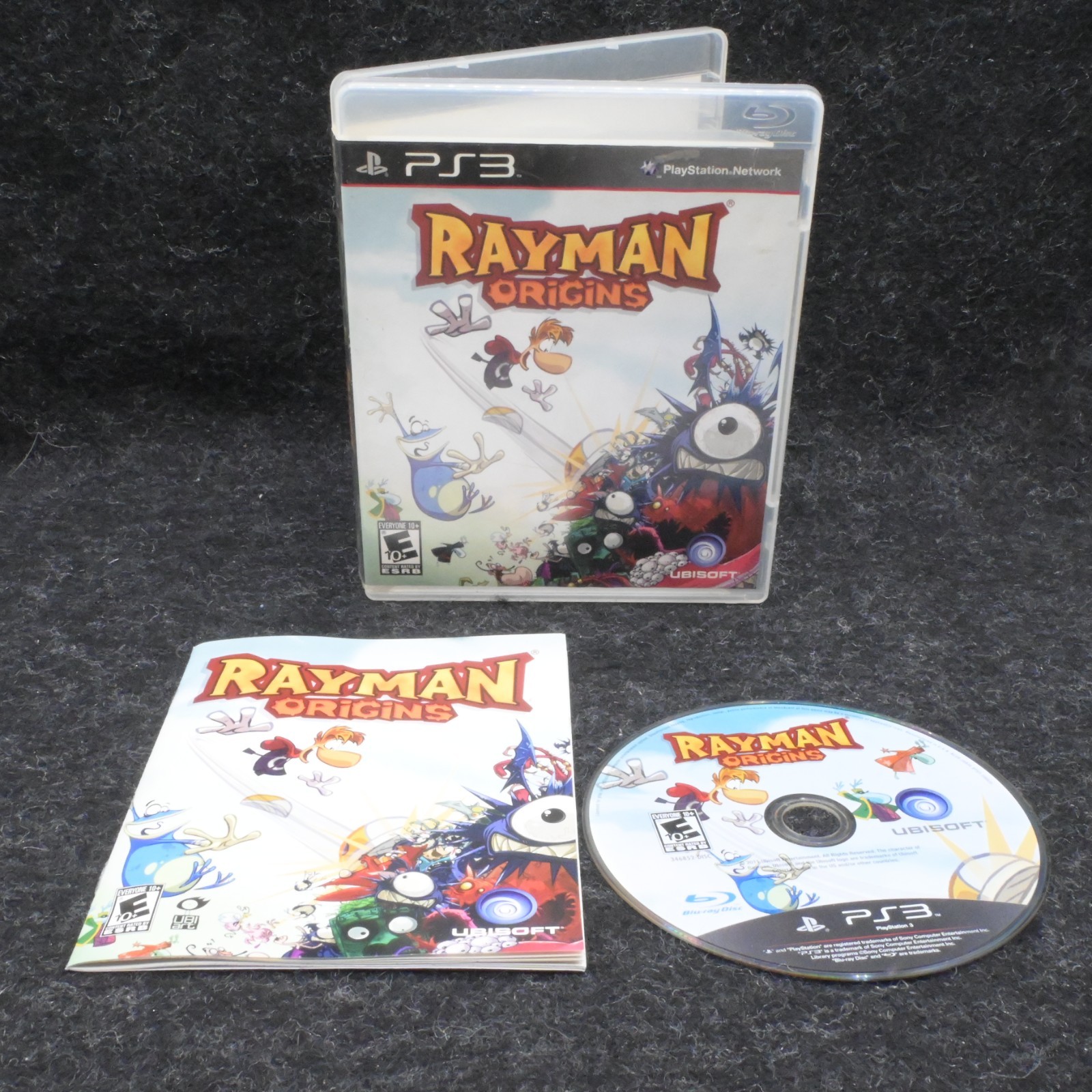 Rayman Origins PS3 Sony PlayStation 3 Complete CIB Tested Working