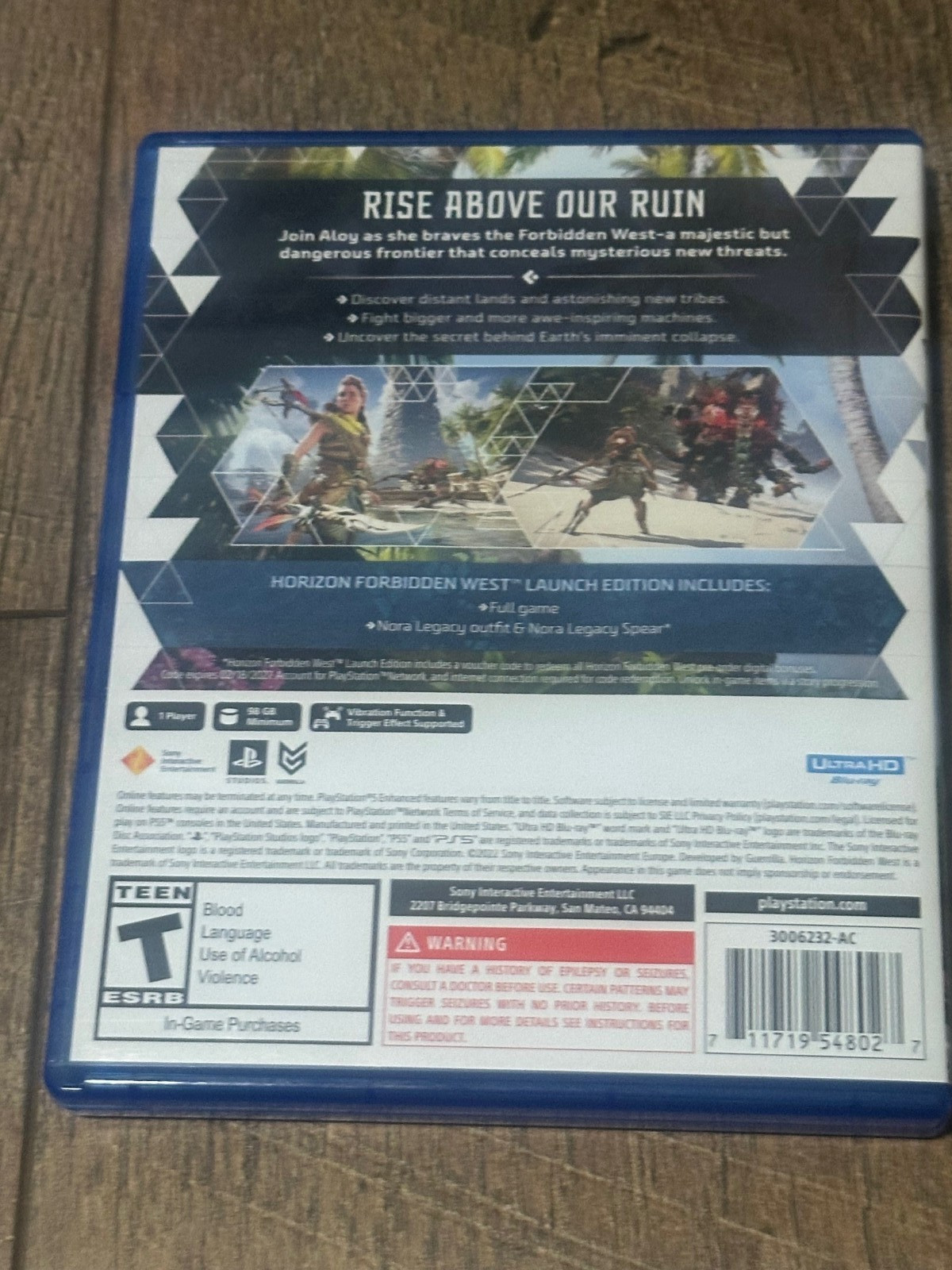 Horizon Forbidden West PS5 Video Game (Launch Edition)
