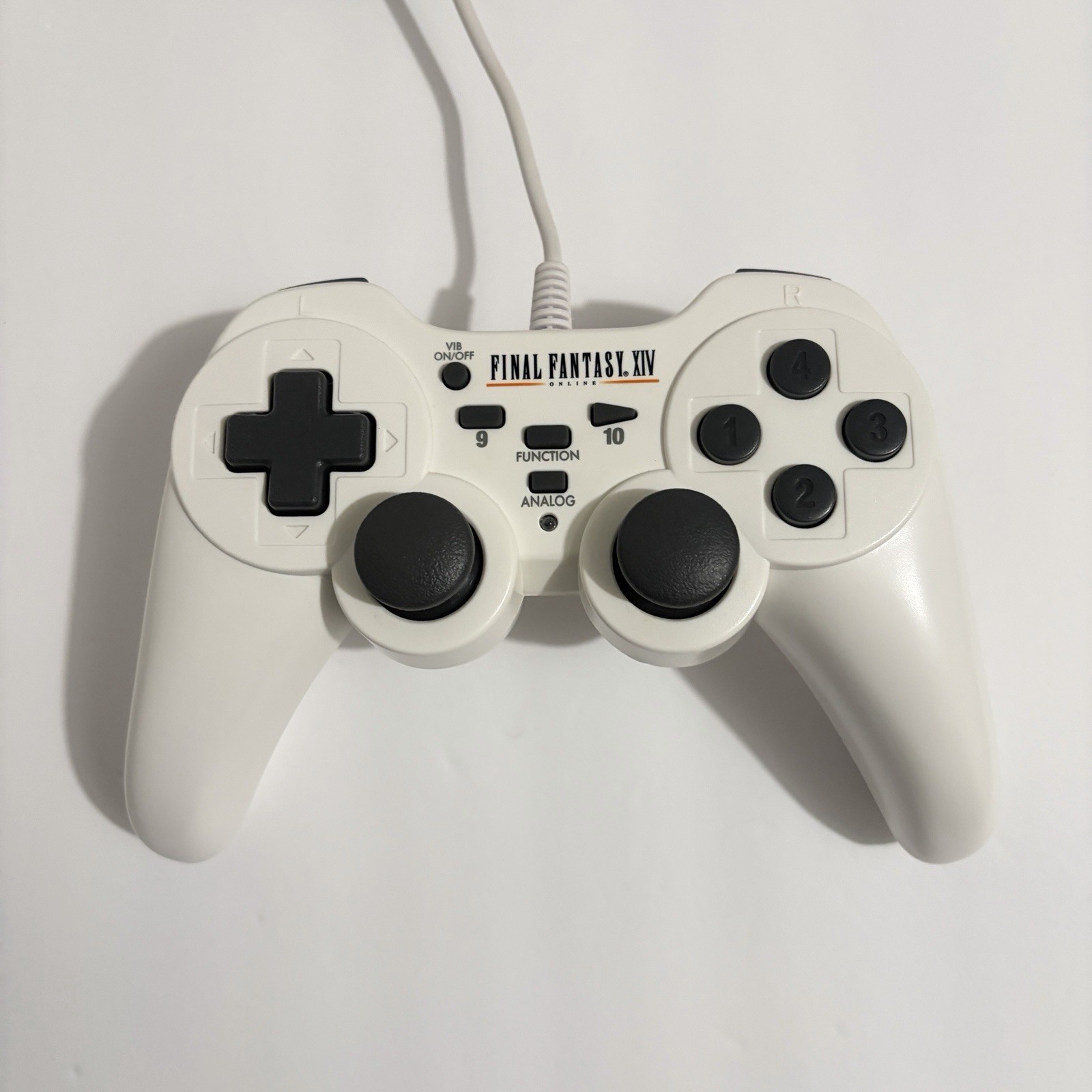 Final Fantasy XIV 14 Online PC Wired USB Controller White – Tested Working