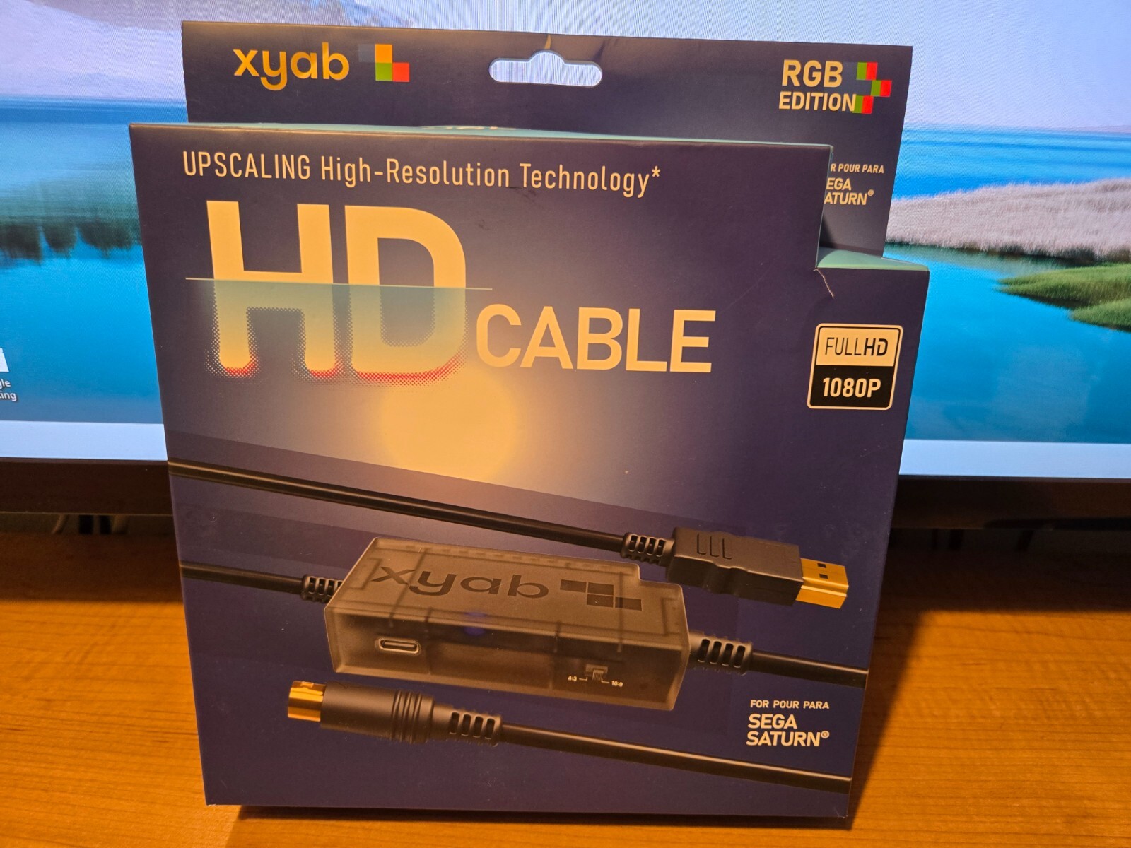 RGB+ Full HD Upscaling HDMI Link Cable For Sega Saturn – XYAB NEW, Sealed