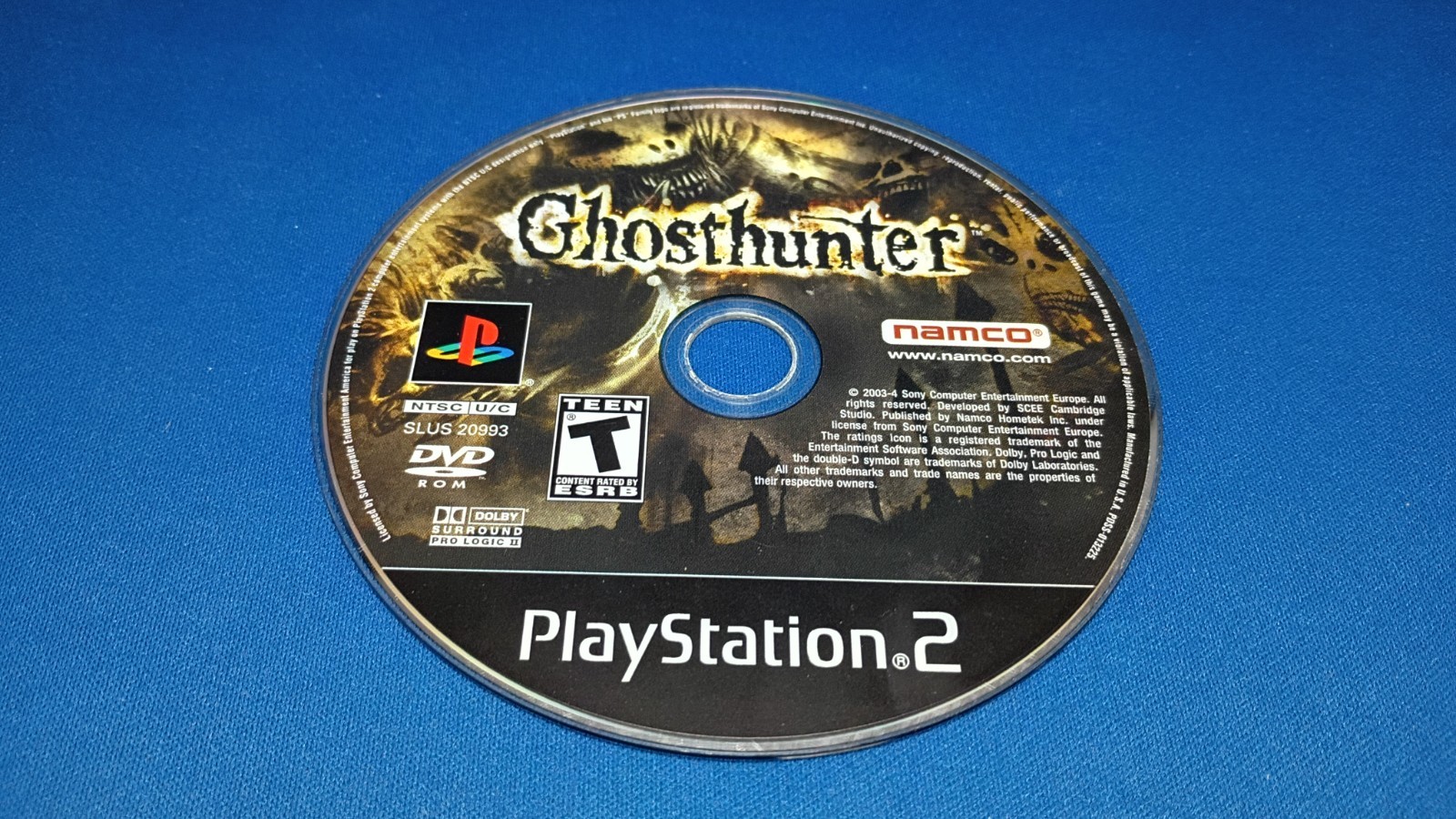 Ghosthunter Case & Disc T Teen NTSC-U/C Sony PlayStation 2 PS2 No Manual