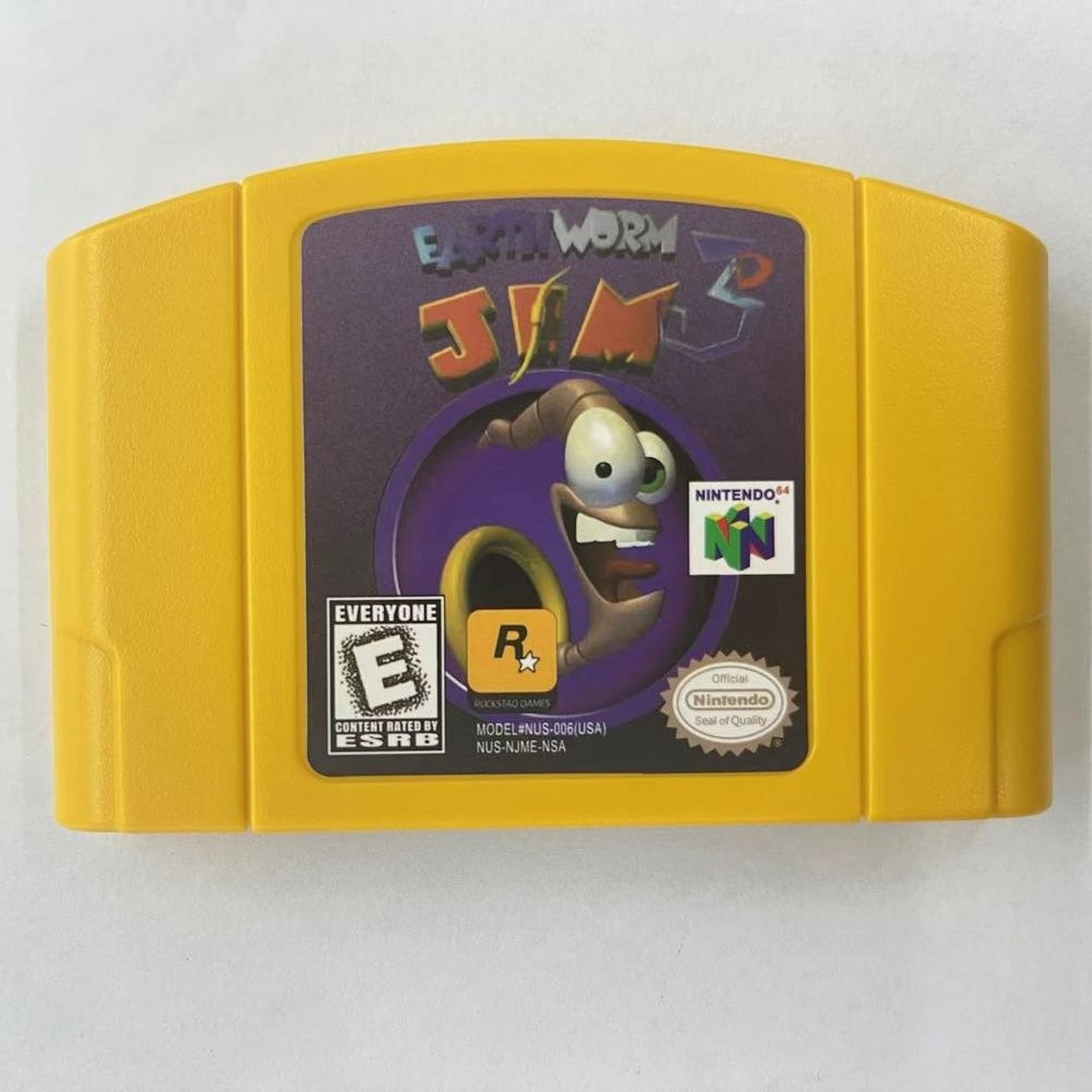 Earthworm Jim 3D – Nintendo 64 (N64) Factory sealed Rare find Limited release