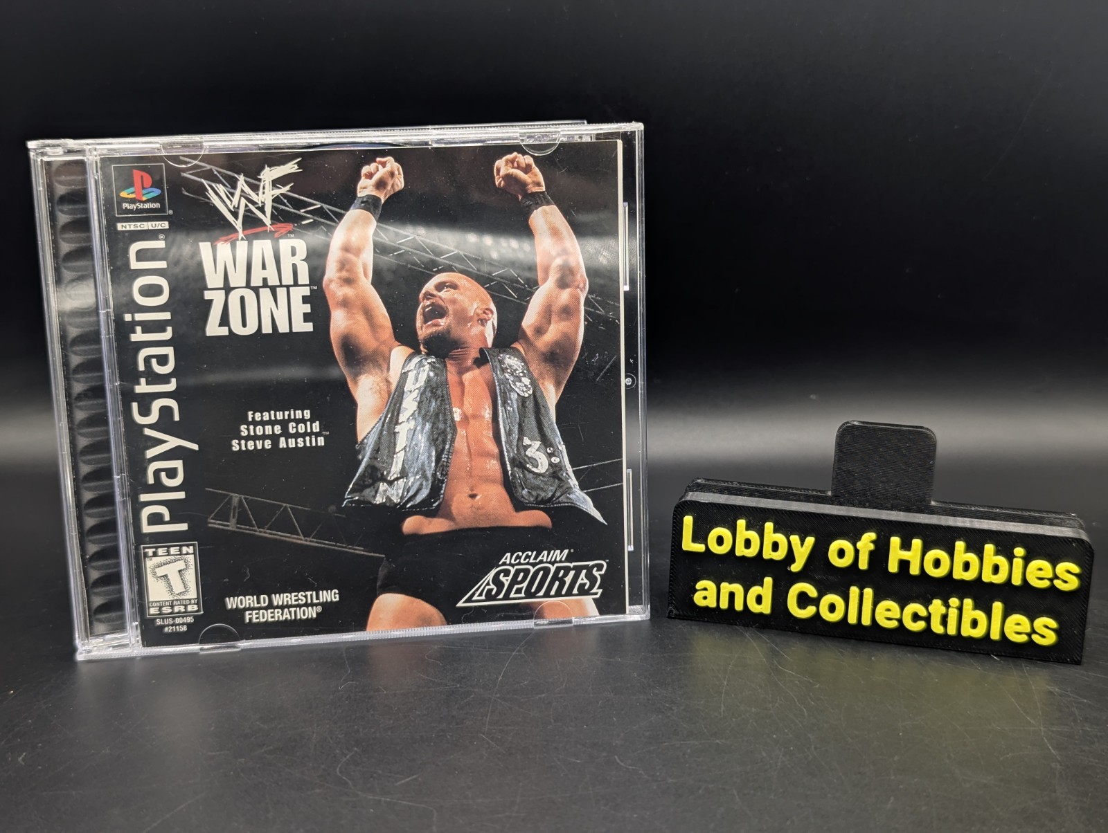 WWF Warzone ( PlayStation 1 ) CIB W/ Reg Card – Near Mint Disc – Tested