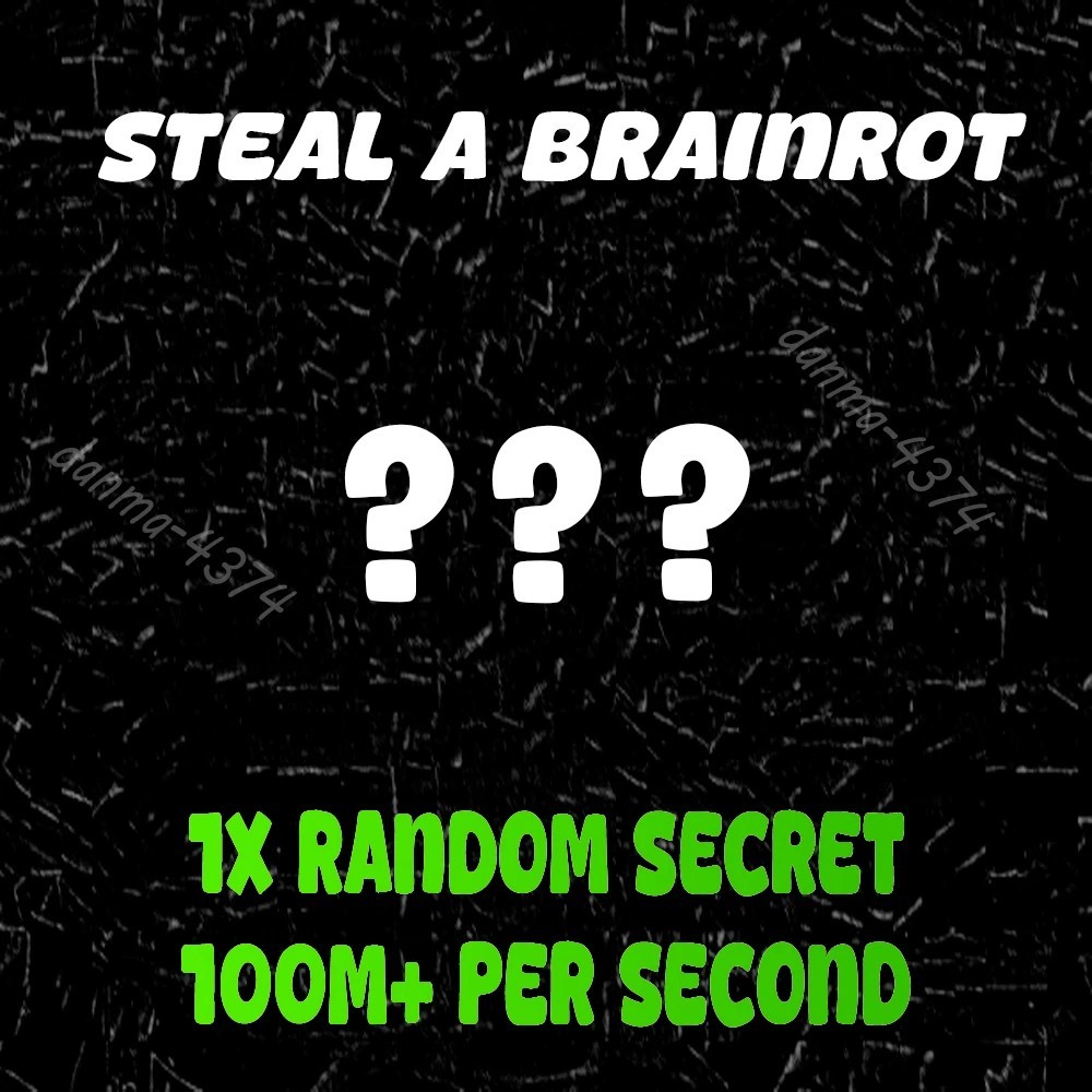Steal A Brainrot | All Secret Items | SAB Rare Secrets