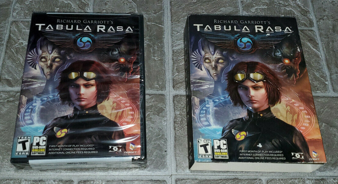 Tabula Rasa – Richard Garriott’s PC Game NEW SEALED circa 2007