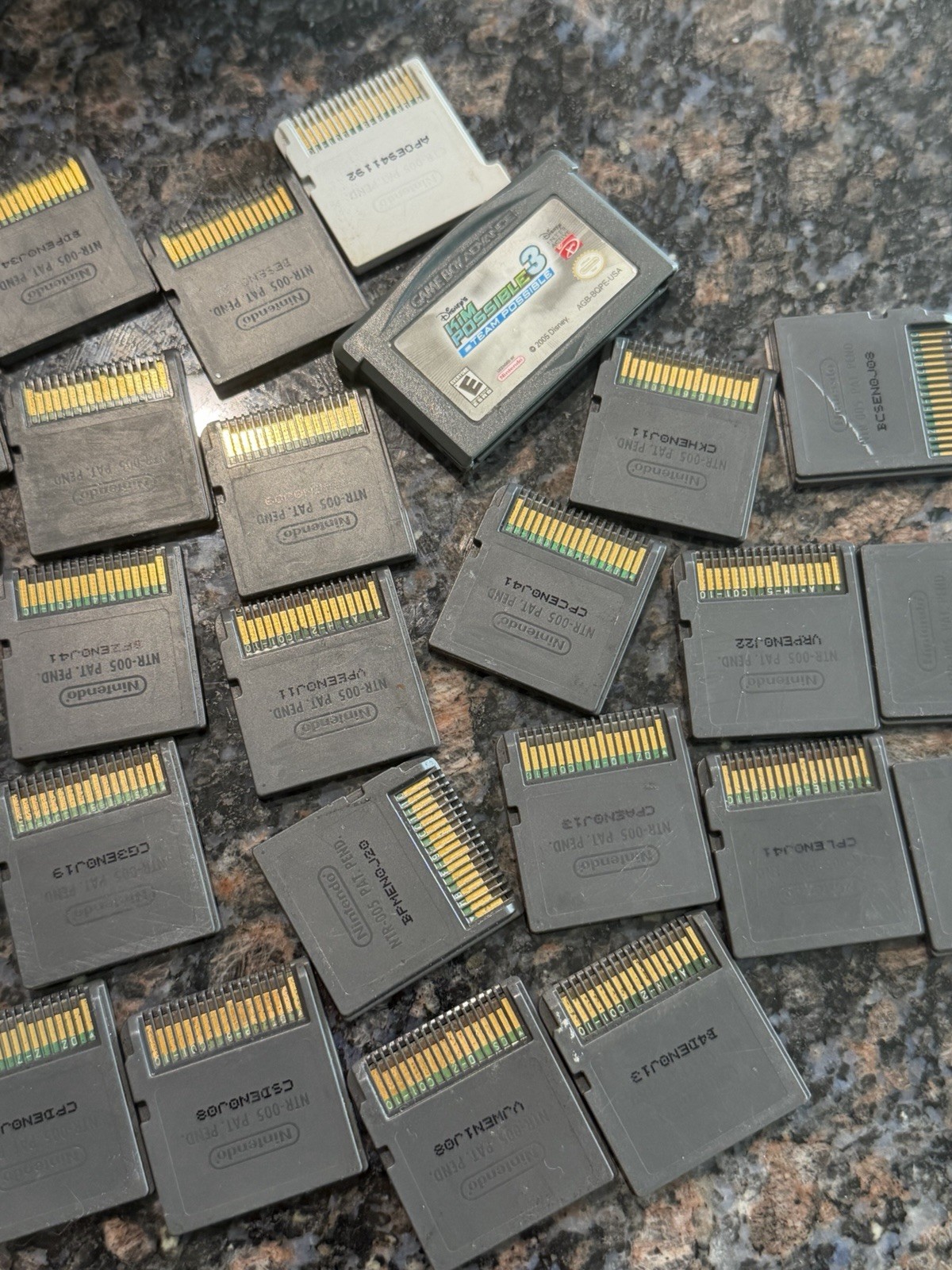 Lot of 34 Nintendo DS/ 3DS Gameboy Advance Video Games Cartridges Only