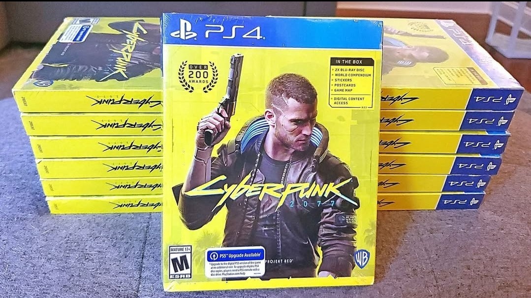 🔥🦾🔥 Cyberpunk 2077 PS4 Sony PlayStation 4 + PS5 Upgrade 🆕 BRAND NEW ✅ SEALED
