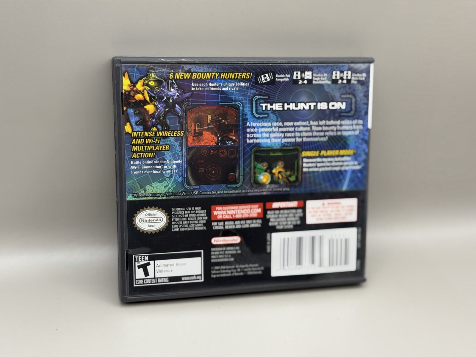 Metroid Prime Hunters (Nintendo DS, 2006) CIB – Fully Complete – Tested