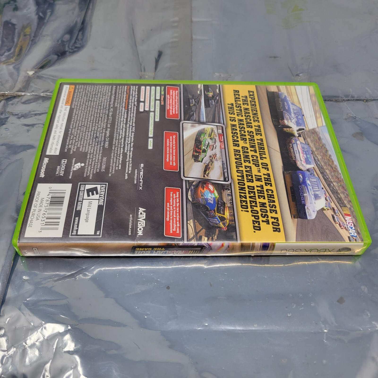 NASCAR The Game 2011 (Microsoft Xbox 360, CIB w1