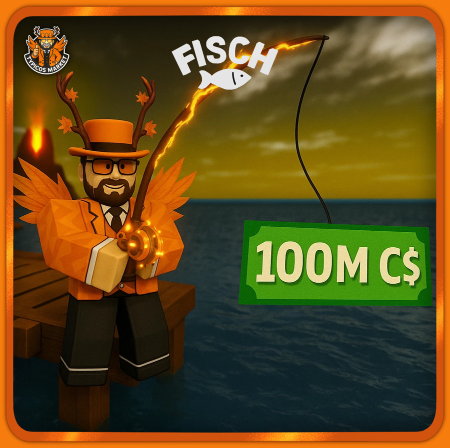 [FISCH] – 100M C$ FISCH [IN-GAME CURRENCY VIA TRADE]