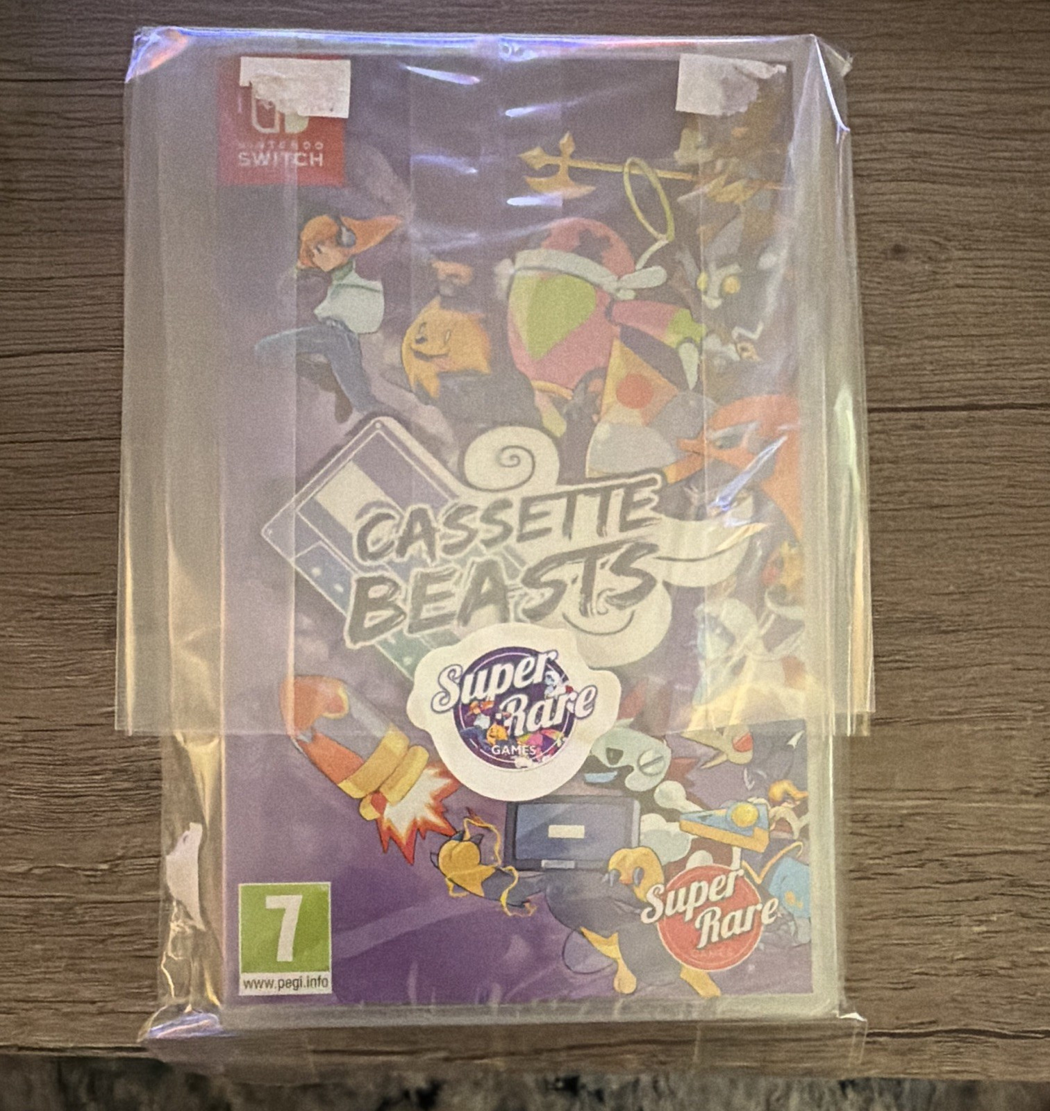 Super Rare Games Cassette Beasts Nintendo Switch RPG PEGI 7 PAL Sticker