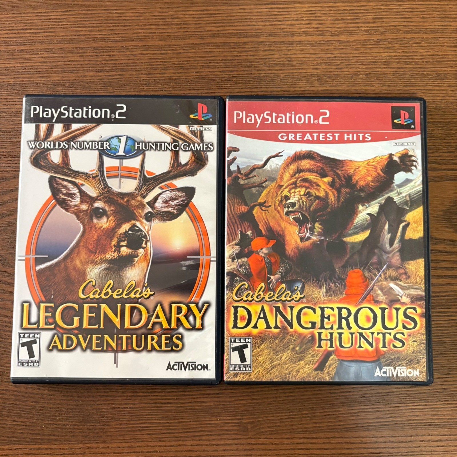 Cabela’s Hunting Games PlayStation 2 PS2 Bundle N/A Multicolor Good 2-Game Lot