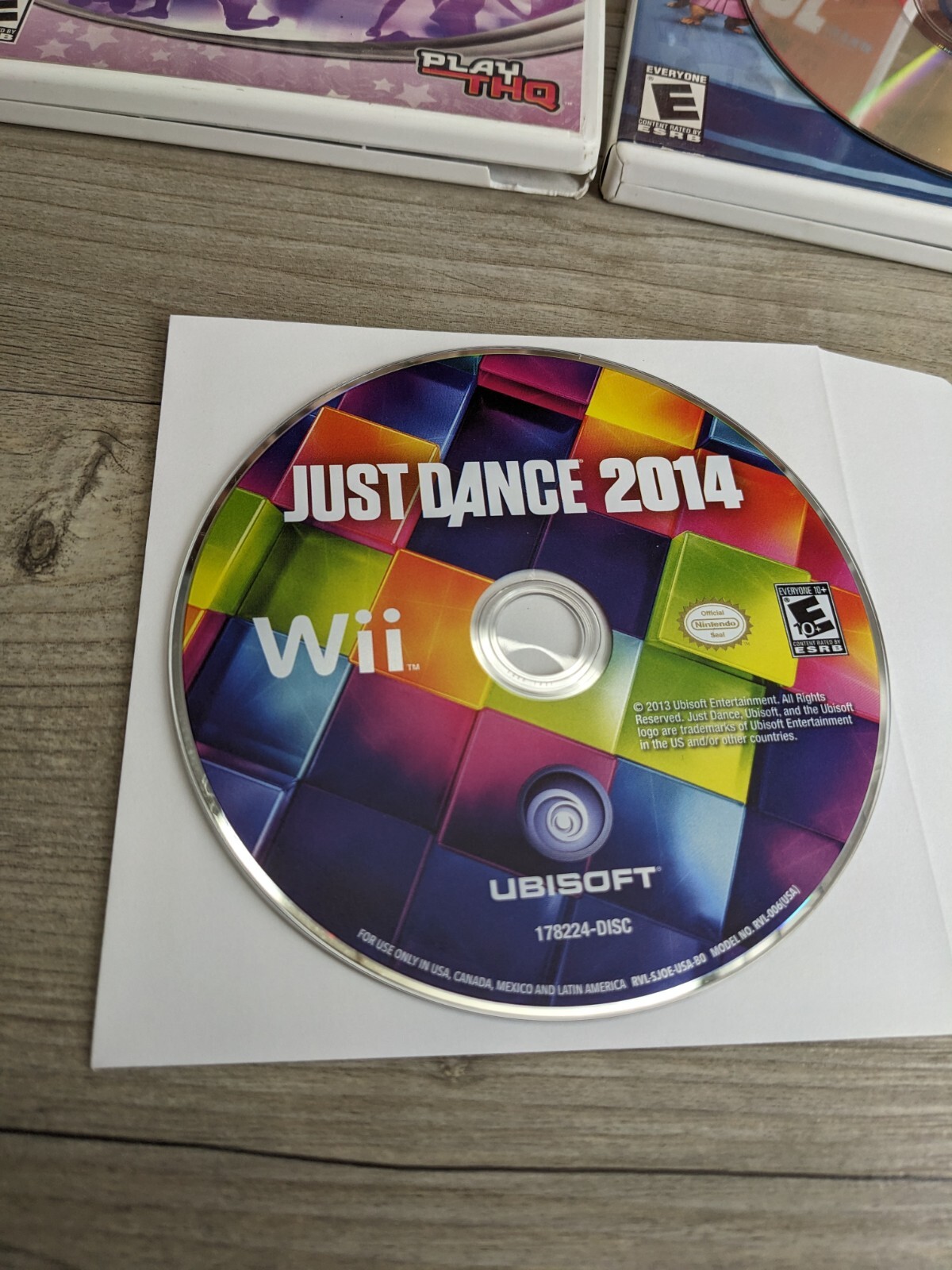 Nintendo Wii 8 Game Dance Bundle Just Dance 1 2 4 2014 2015 Alvin & the Chipmunk