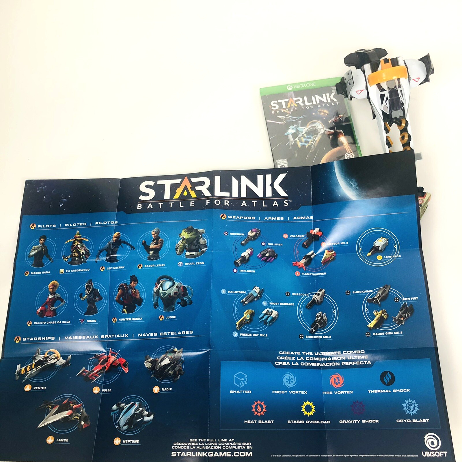 Starlink Battle For ATLA Video Game Sealed Controllers Extras Xbox One