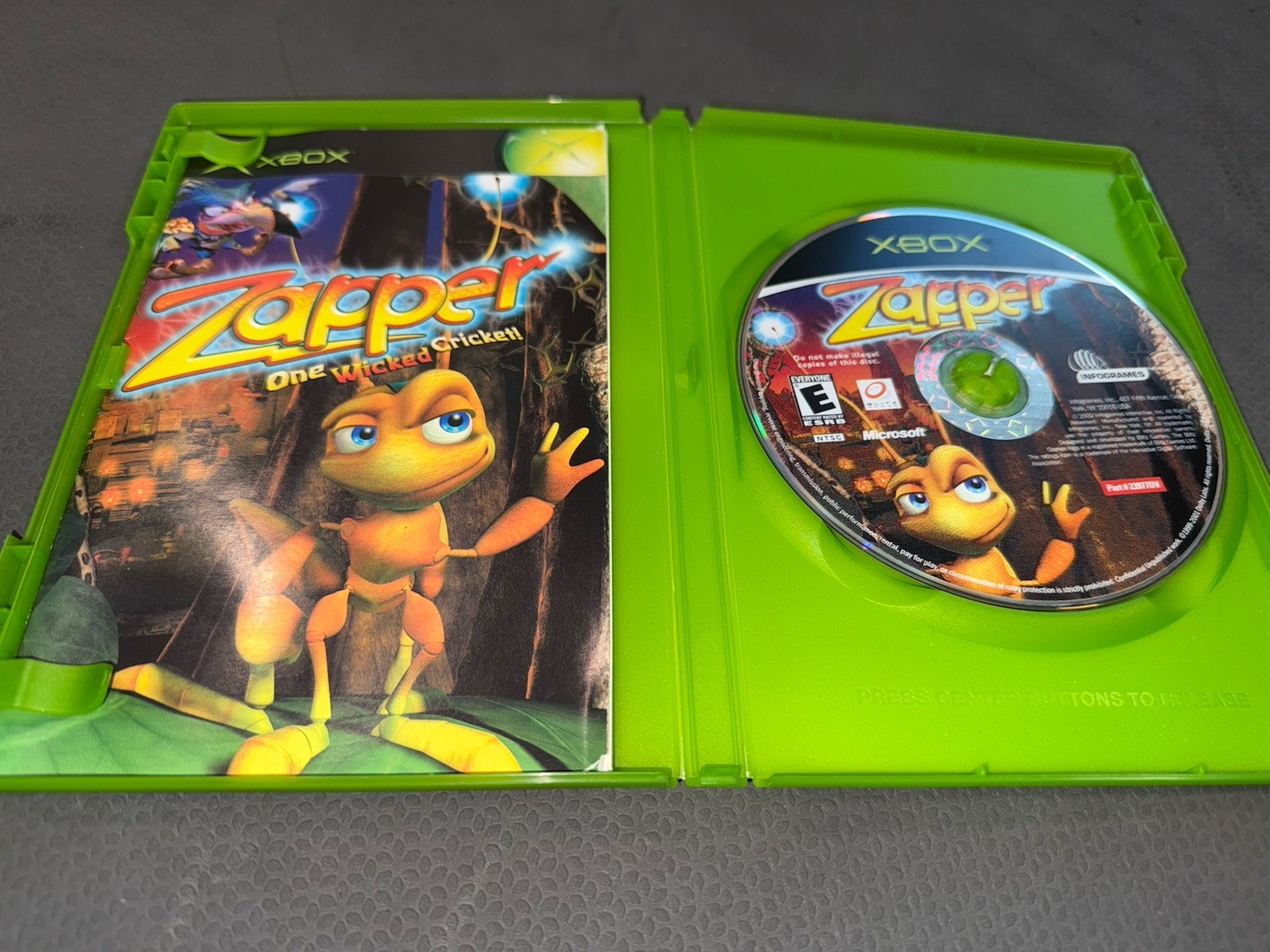 Zapper XBOX Animated Comic Mischief Action Adventure Complete