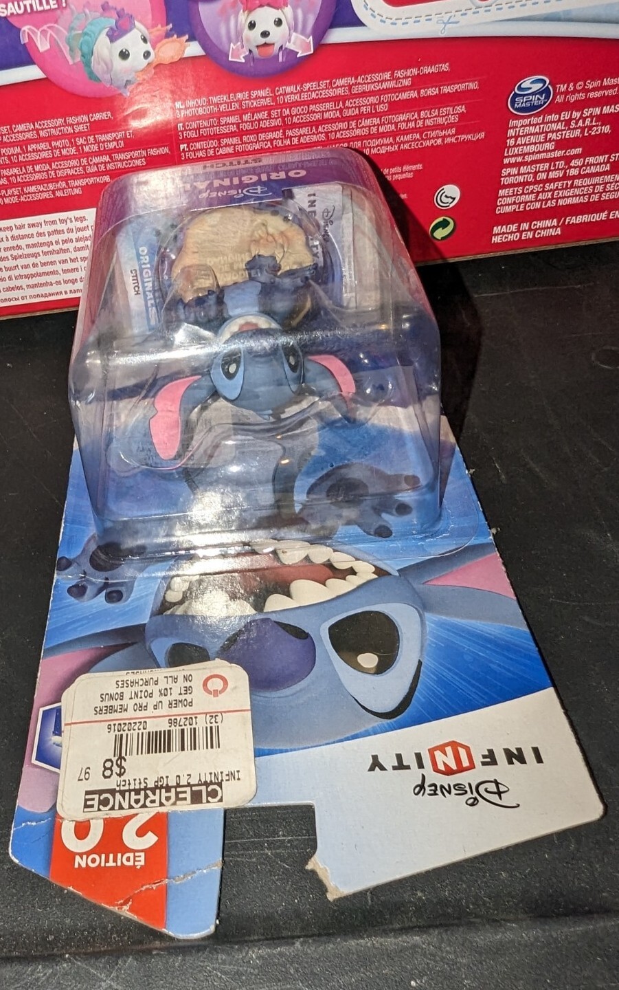 New Stitch Disney Infinity Figure Series 2.0 Edition Sealed Package Wear