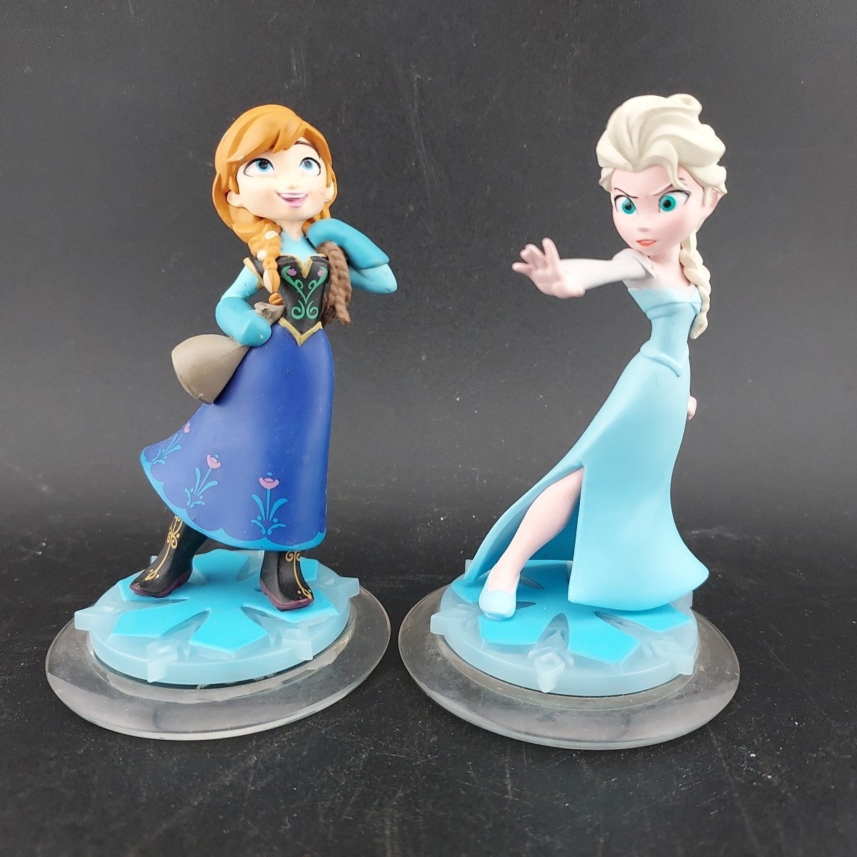 Disney Infinity Frozen Elsa & Anna Character Figure Game Piece Lot