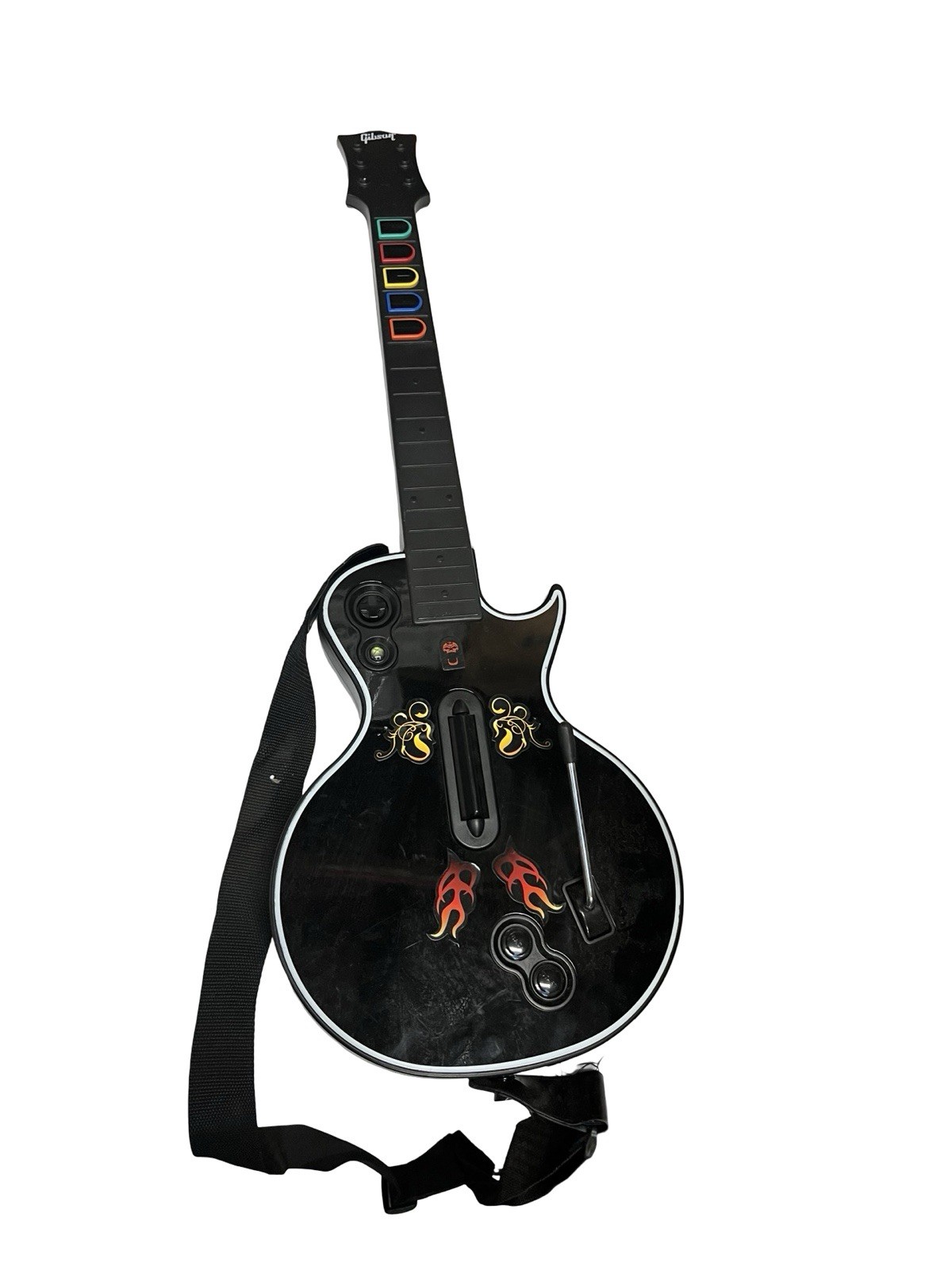 RedOctane Guitar Hero Les Paul Wireless Controller Xbox 360 With Strap Tested