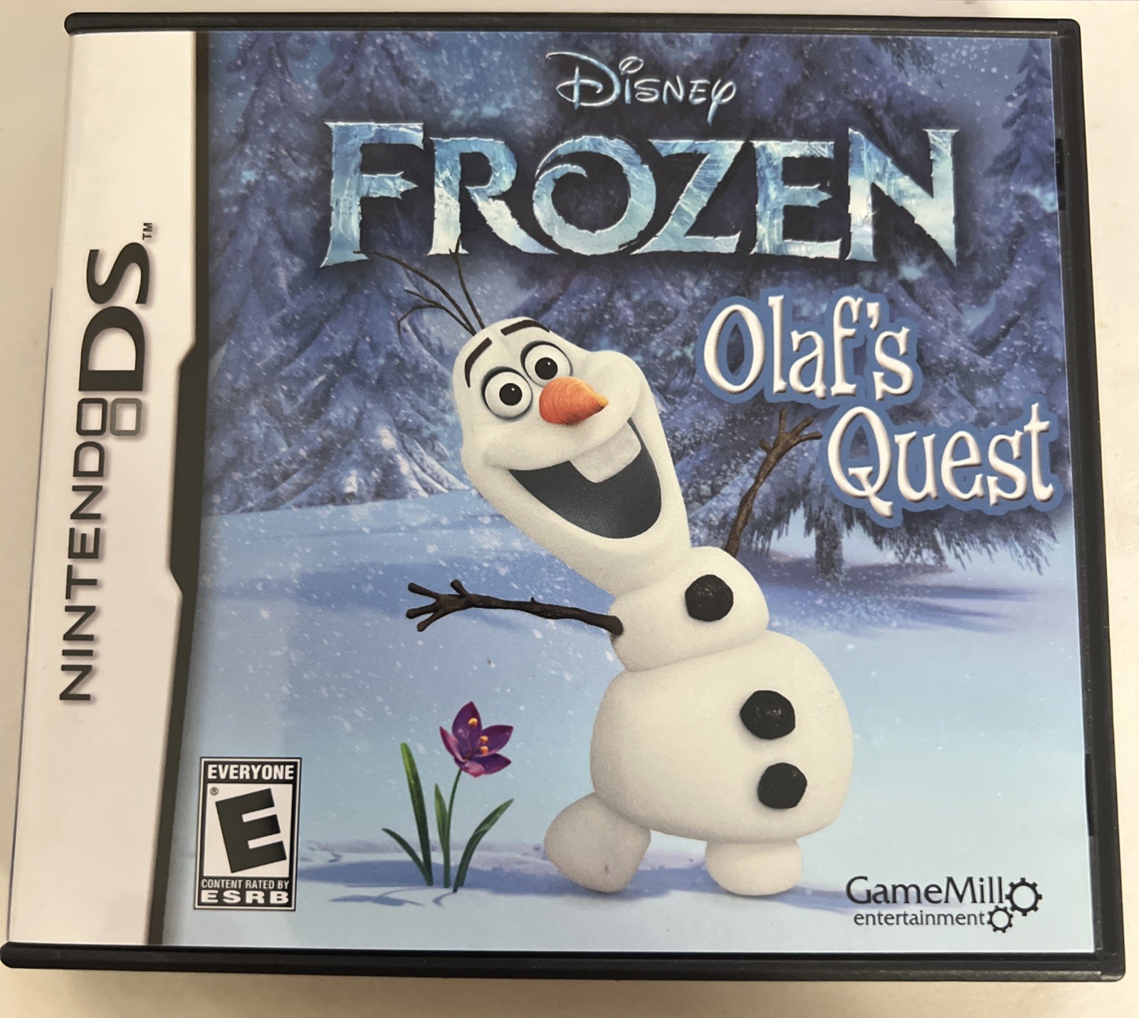 Disney Frozen Olafs Quest Nintendo DS Game Case Manual Complete TESTED