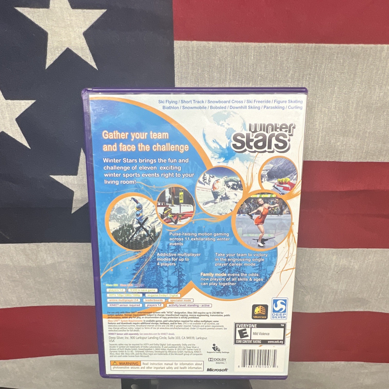 Deep Silver Winter Stars Xbox 360 Kinect Required Sports E NTSC