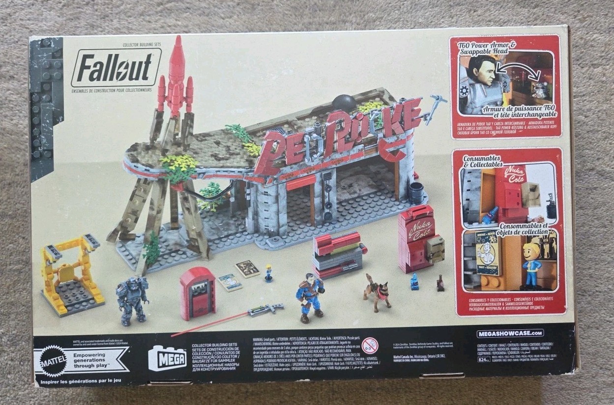 Fallout Red Rocket Truck Stop MEGA Bloks 824 Pieces NEW/SEALED Collectors Set