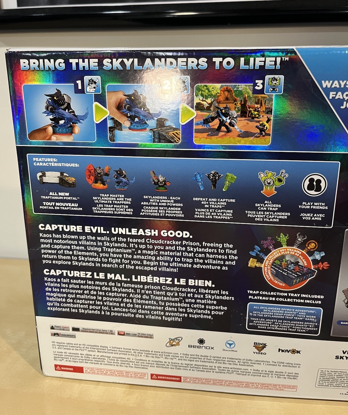 Skylanders Trap Team Dark Edition Starter Pack For PS3. RARE ‼️‼️‼️. Sealed.
