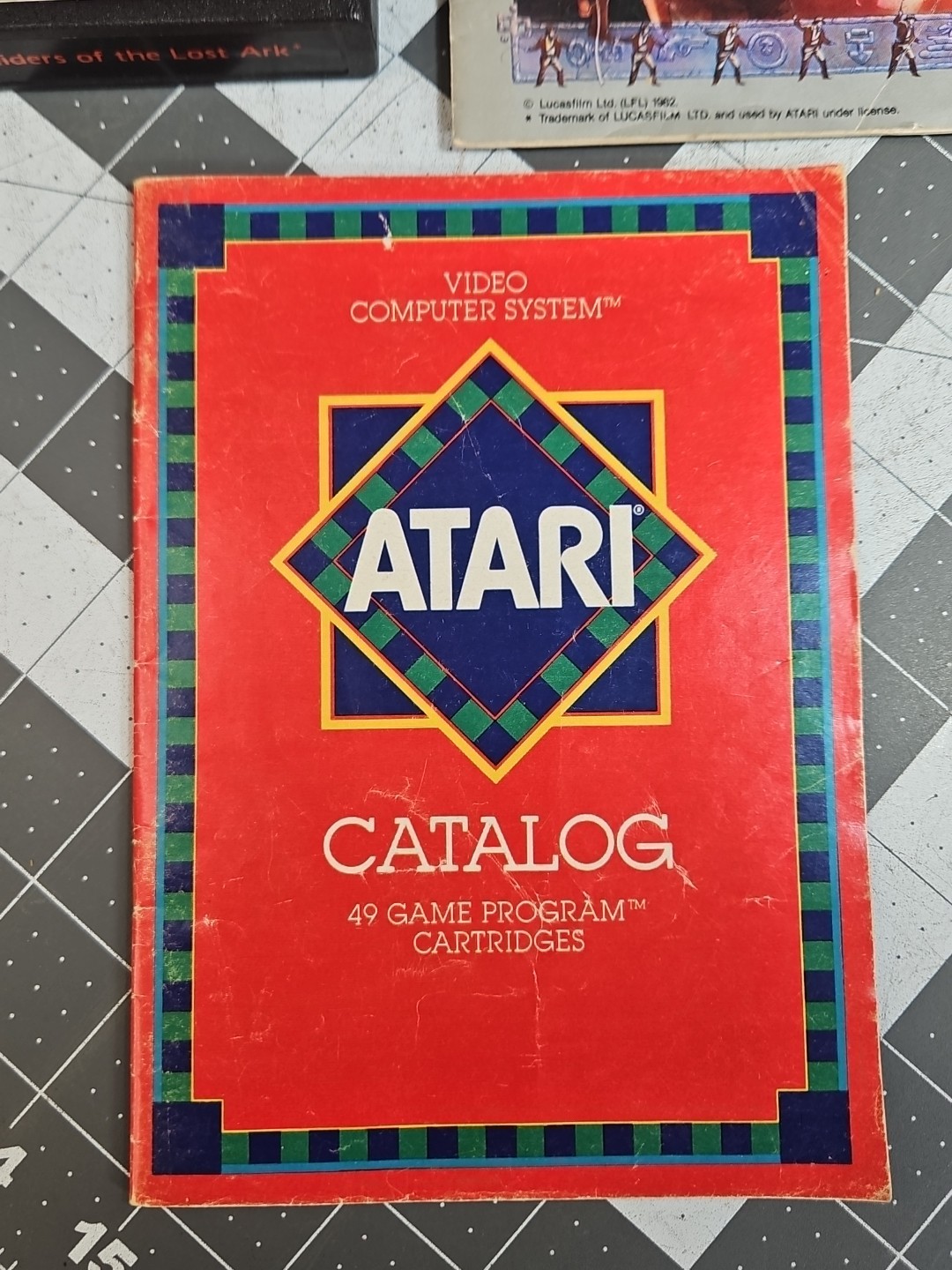Raiders of the Lost Ark (Atari 2600, 1982) Indiana Jones Manual Catalog GUC E5