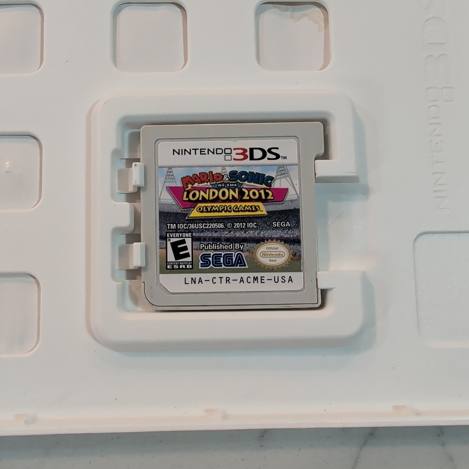 Mario & Sonic at the London 2012 Olympic Games (Nintendo 3DS, 2012) Authentic