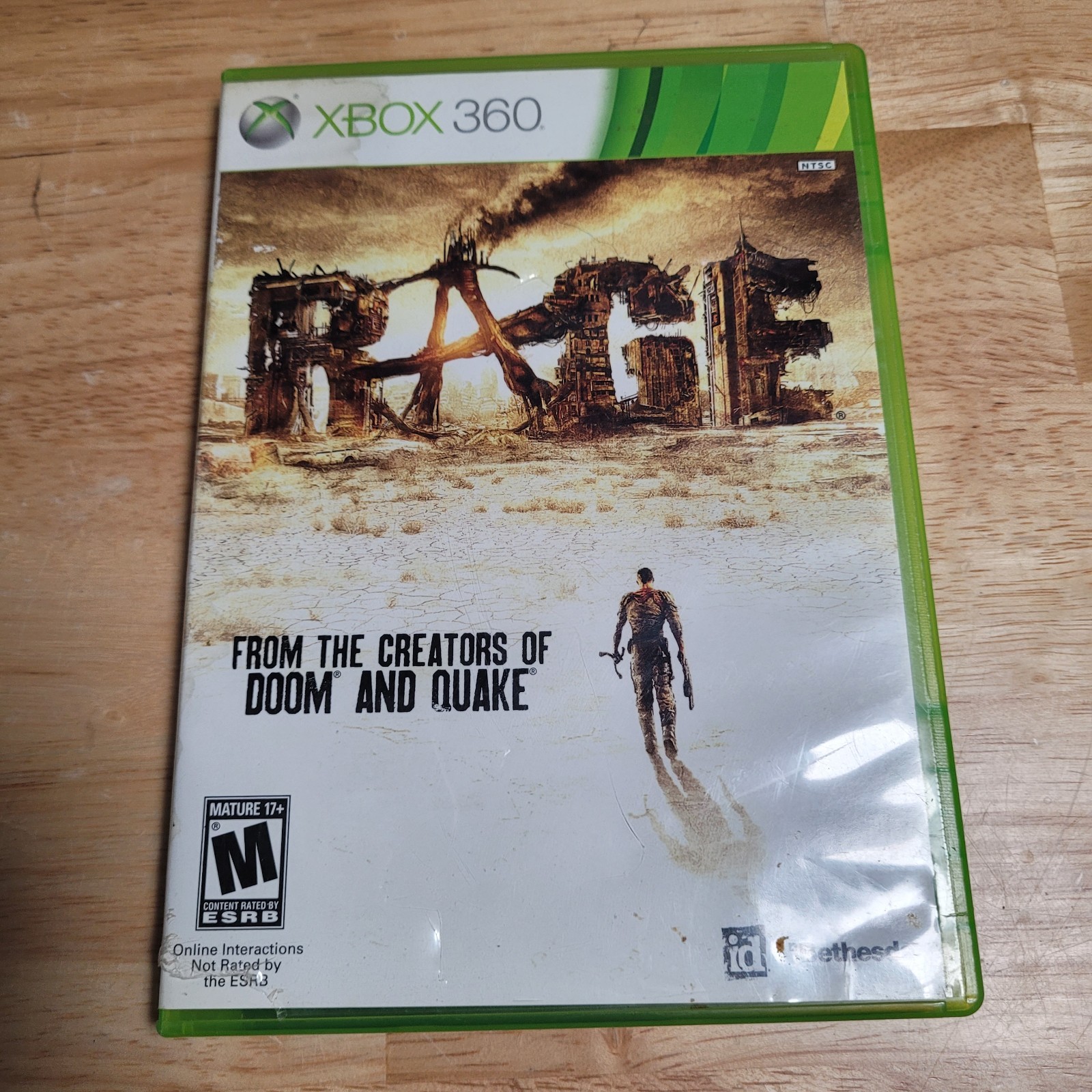 Rage Microsoft Xbox 360, 2011 CIB w Manual – Tested