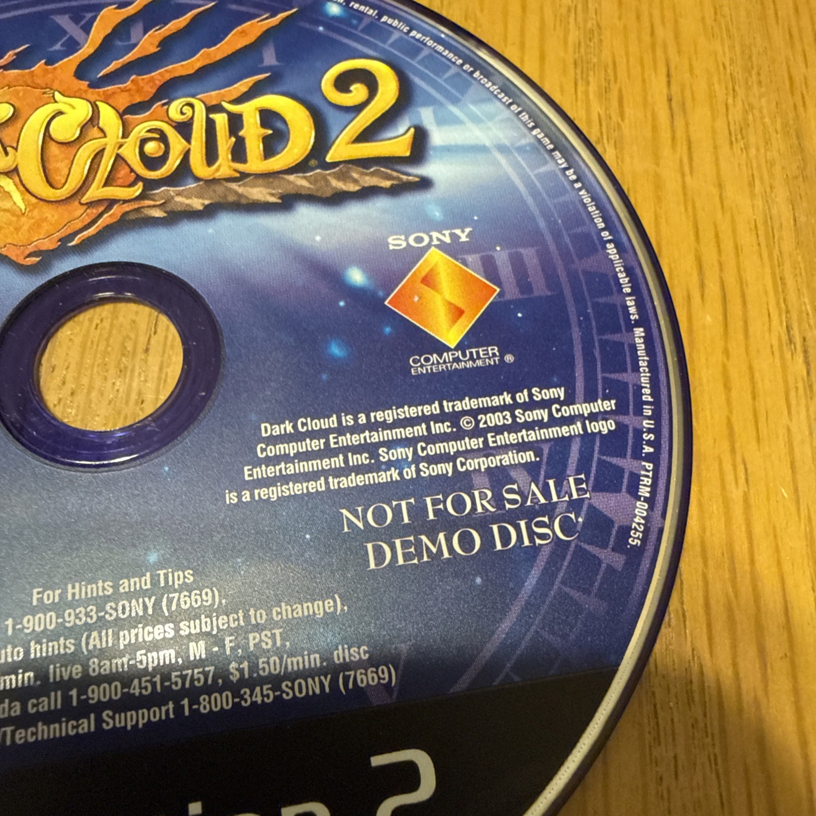Dark Cloud 2 (Sony PlayStation 2, PS2) Disc Only Demo Disc Not For Resale (READ)