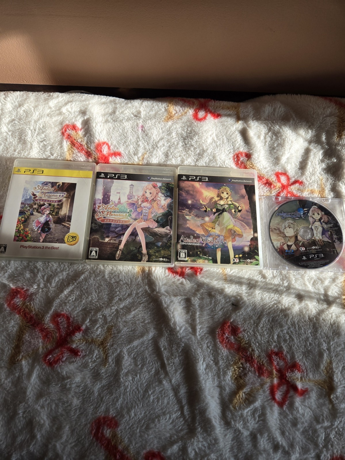 Japanese PS3 Atelier Series Lot – Atelier Rorona / Meruru / Ayesha + Bonus PS3