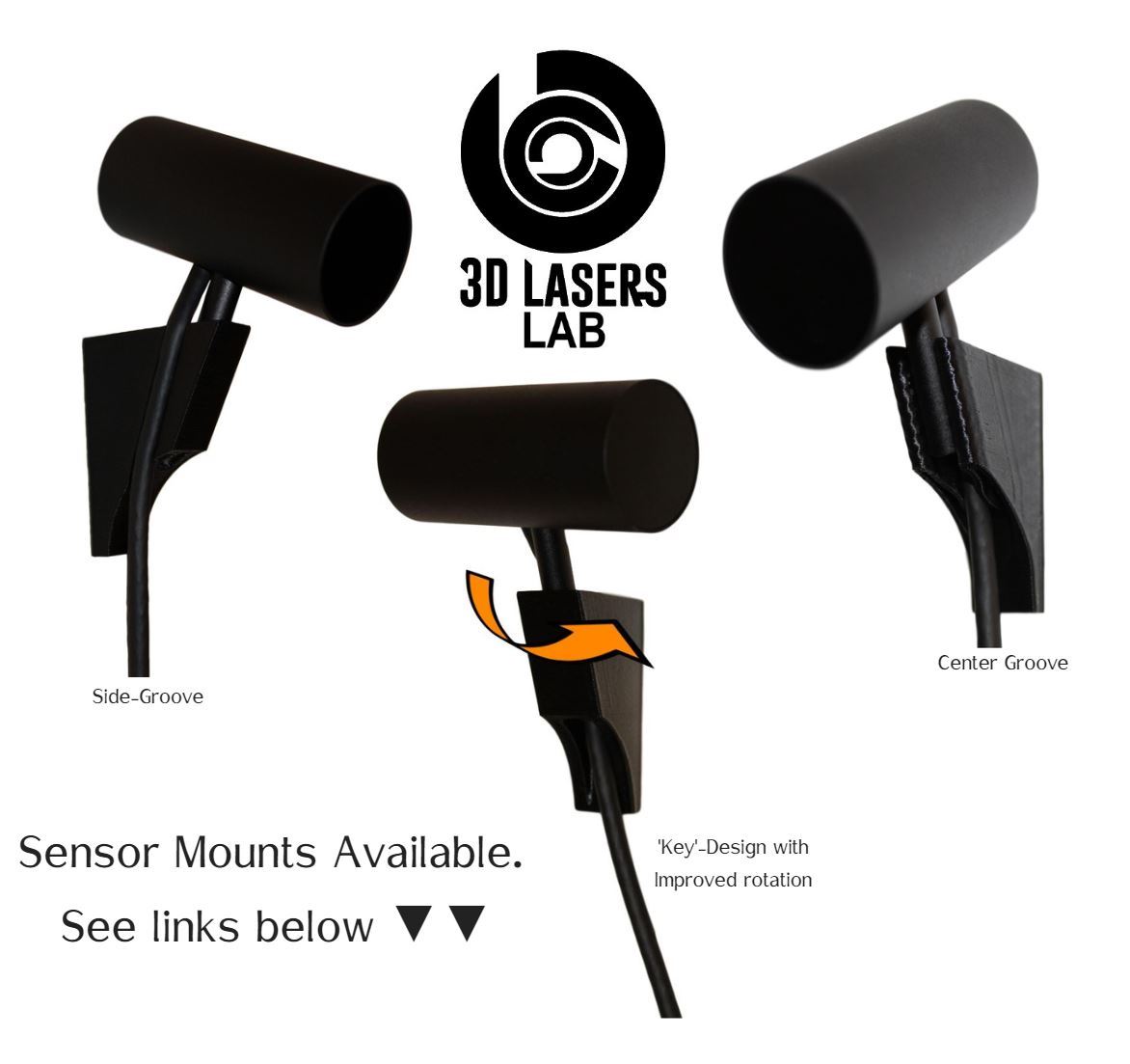 BUY 2 GET 1 FREE| Oculus Rift CV1 compatible DUAL GROOVE Sensor Mount/Display