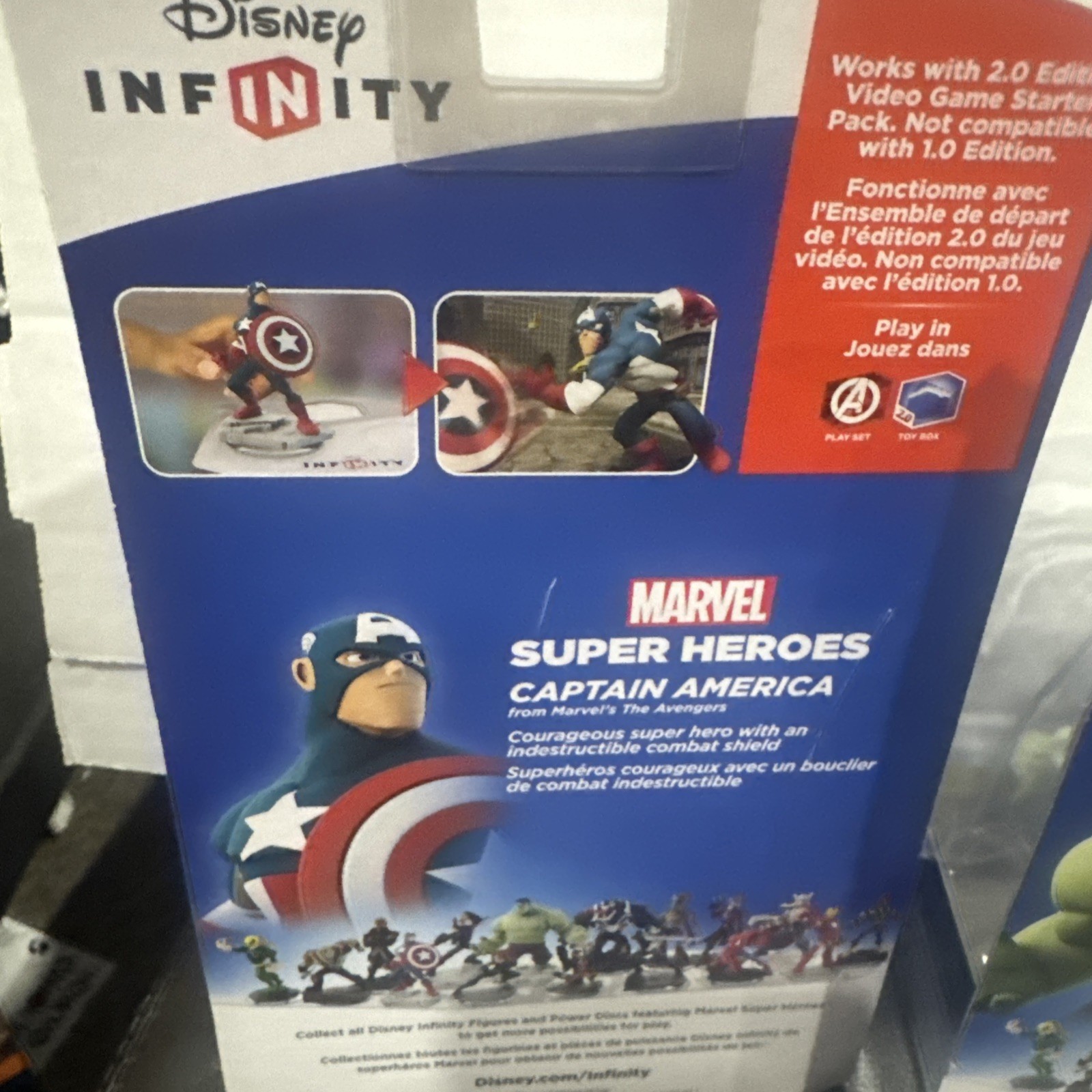 Disney Infinity 2.0 Marvel Avengers Lot Captain America Hulk Hawkeye Hulk Split