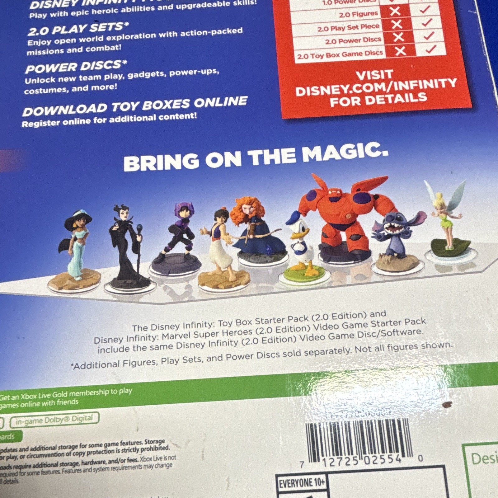 Disney Infinity 2.0 Edition Toy Box Starter Pack Xbox 360 Merida Stitch