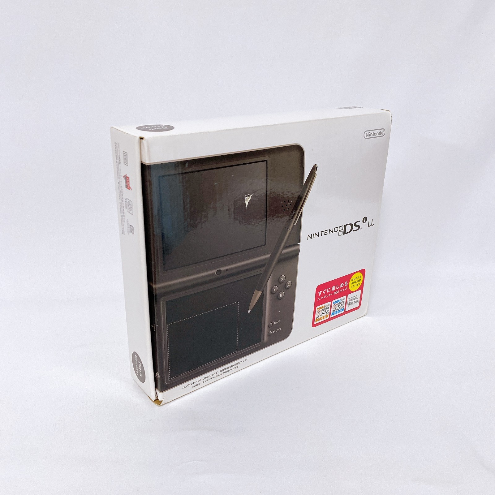 【Near Mint】Nintendo DSi LL XL Dark Brown Console Japan Tested Working Box Rare