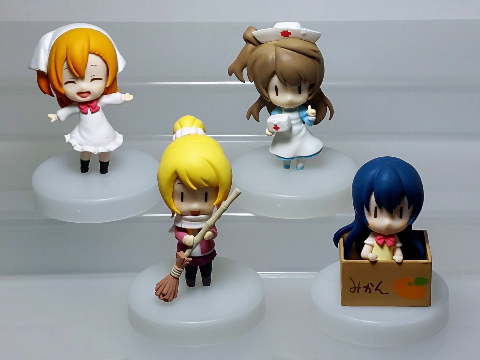 Love Live! School Idol Project Chobirume Petit Umi Eli Honoka Kotori Figure Set
