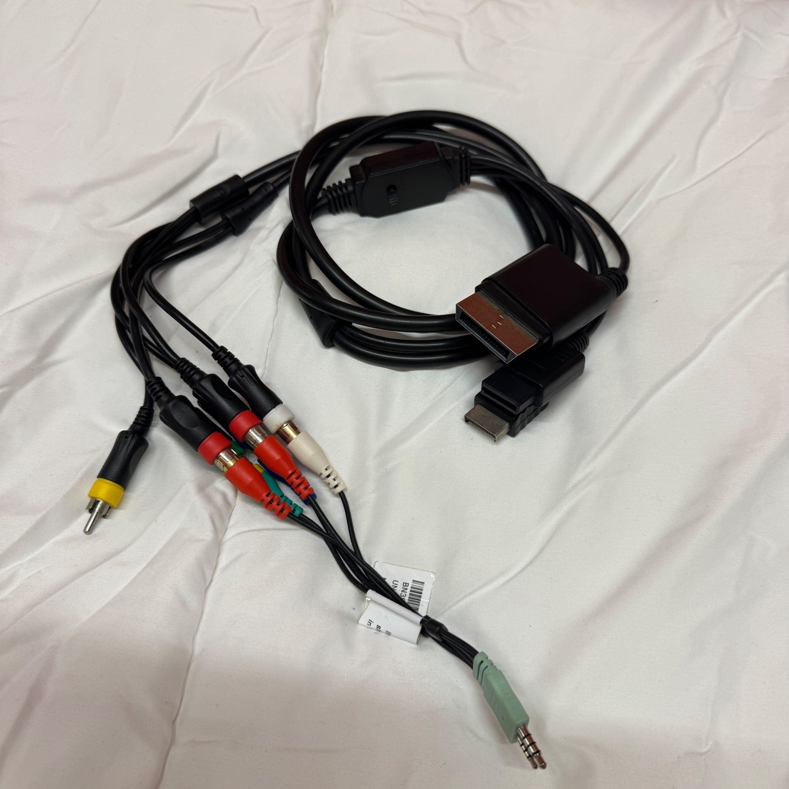 Universal Component AV Cable for Xbox 360 PS2 PS3 Wii HDTV High Def 3-in-1 Black