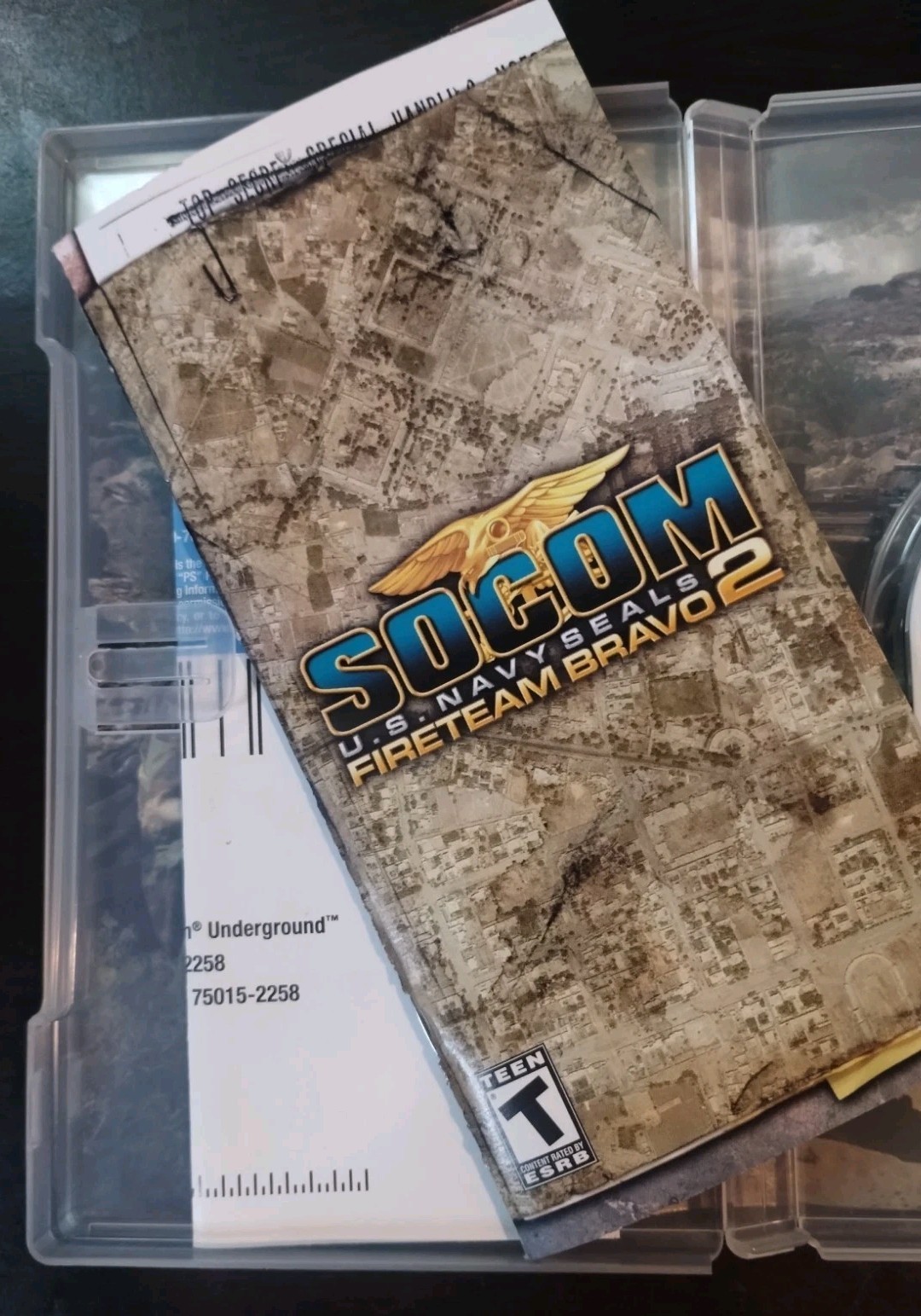 Socom: U.S. Navy Seals Fireteam Bravo 2 for Sony PSP Complete Fast Shipping!