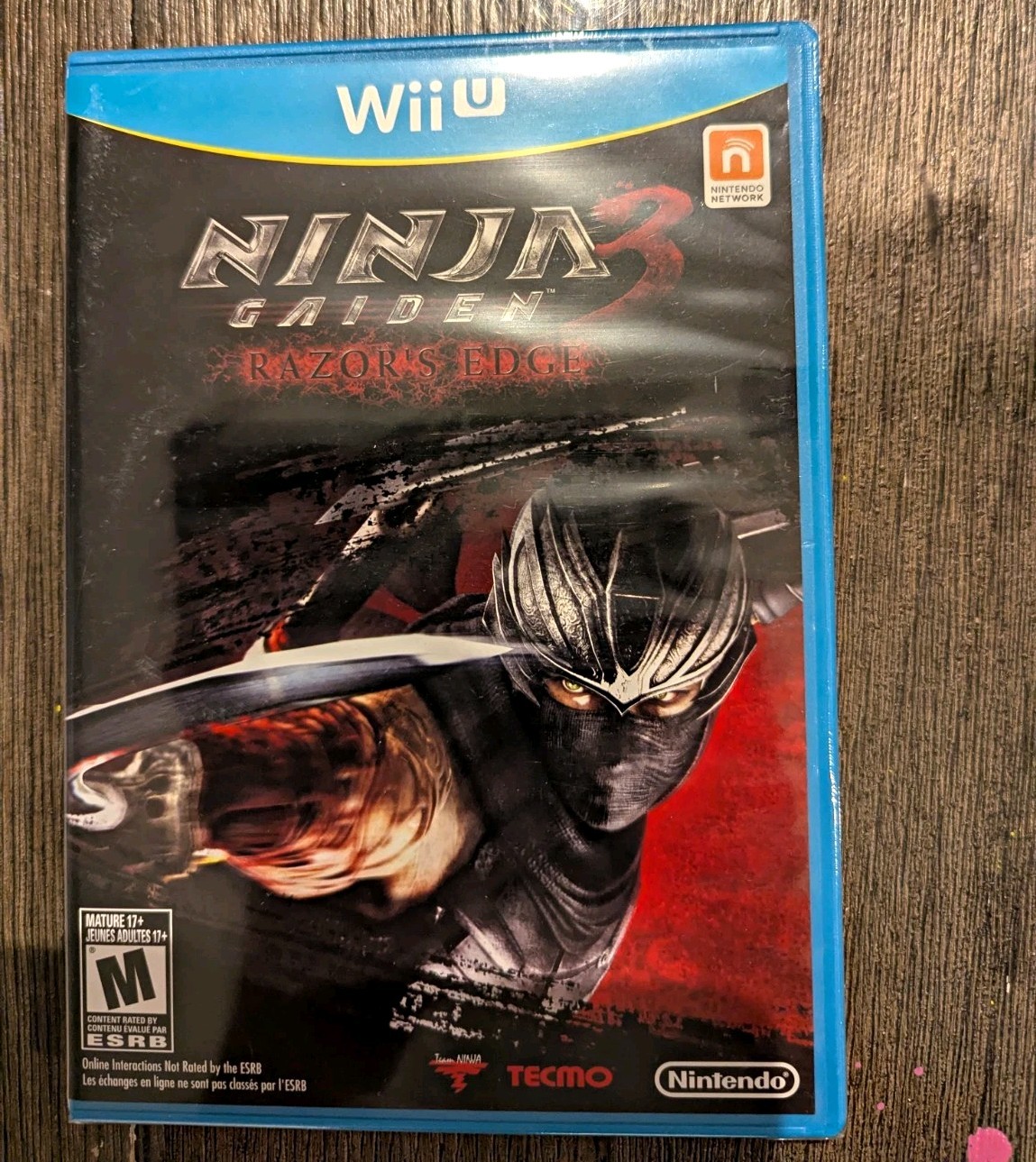 Nintendo Ninja Gaiden 3: Razor’s Edge Wii U, M Rated, NTSC-U/C