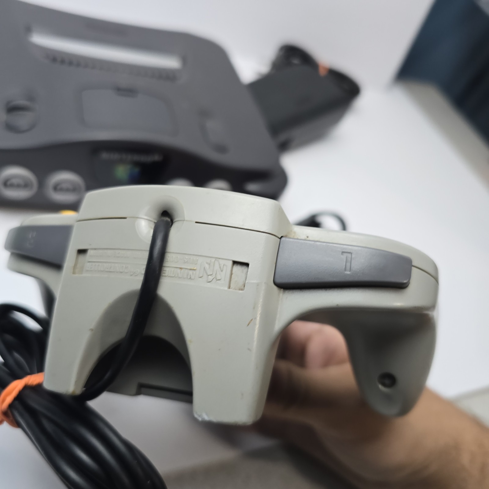 Nintendo 64 N64 Charcoal Gray Console Bundle W/ Controller – Tested Working