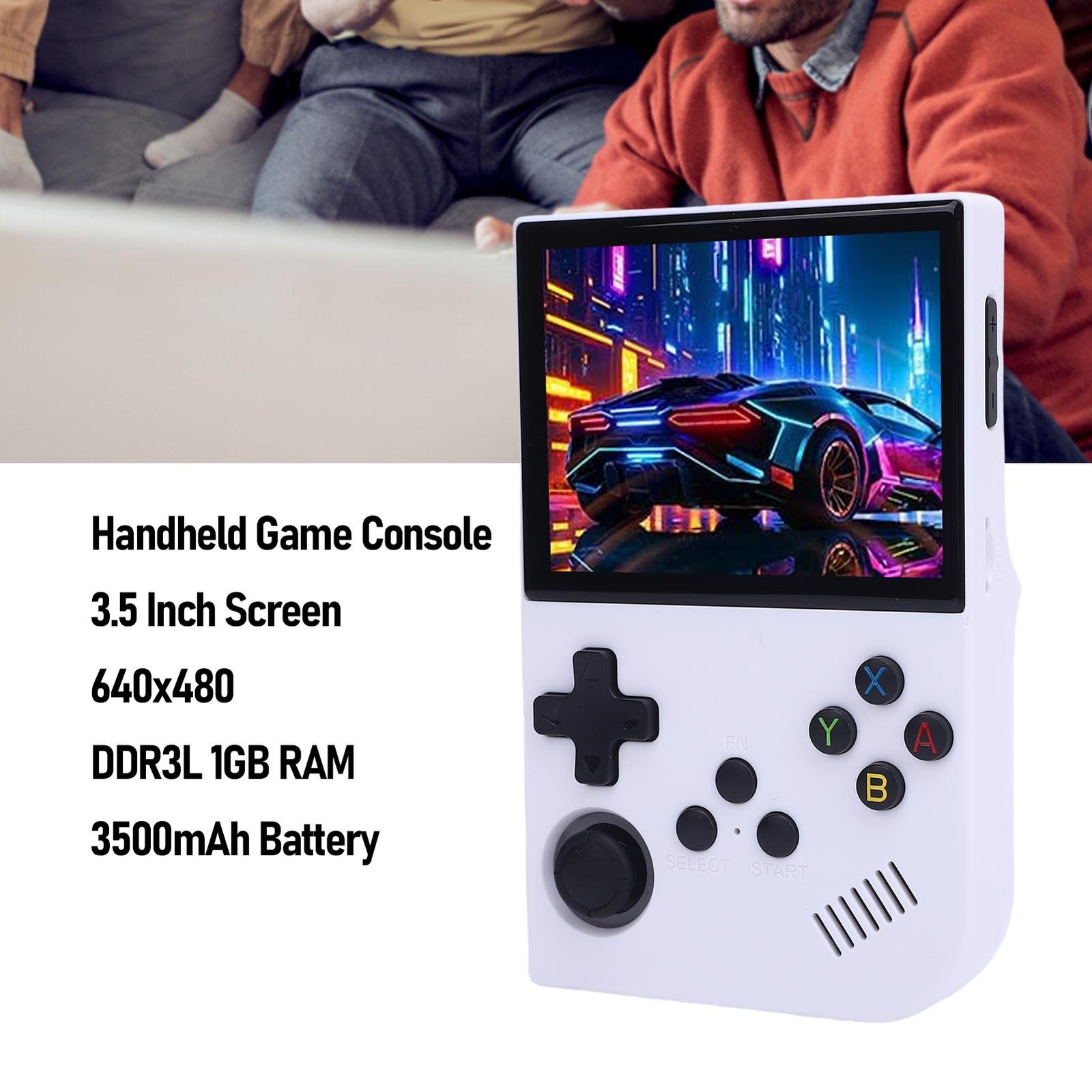 Retro Handheld Game Console With 3.5 Inch 640×480 Screen Portable Video Gam CHGT