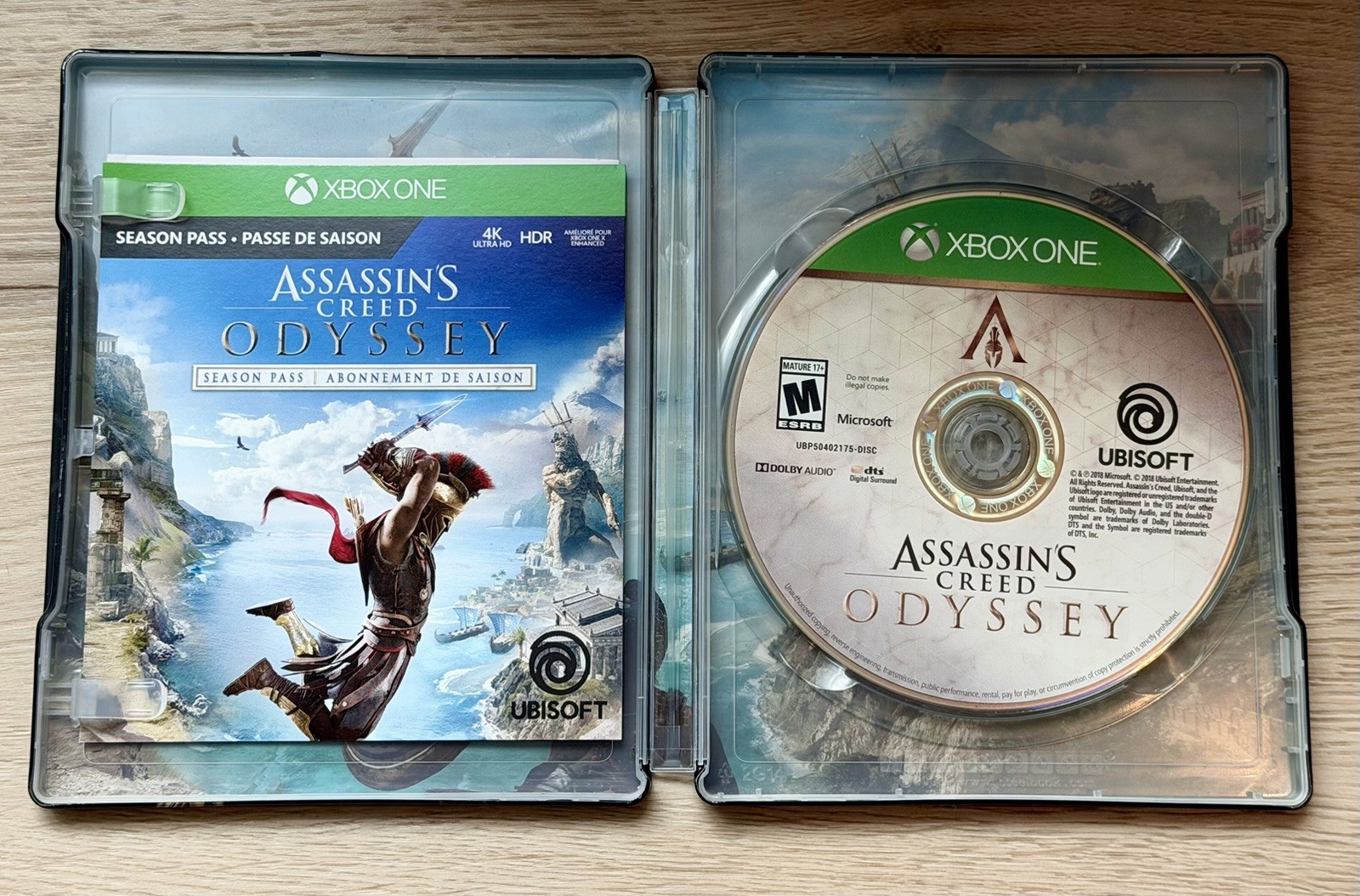 Assassin’s Creed Odyssey Collector’s Edition Xbox One 1 Spartan Statue + Extras