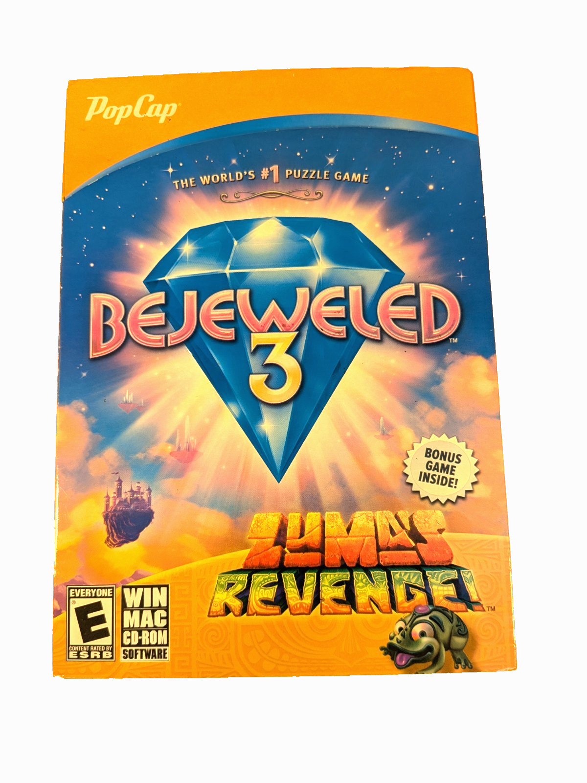 Bejeweled 3 and Zuma’s Revenge Computer Games Windows PC Mac CD-Rom PopCap 2010